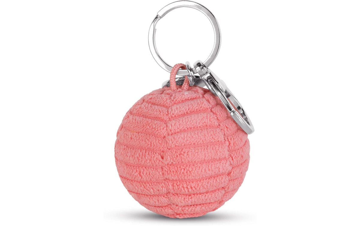 Bon ton toys Schlüsselanhänger Smiley ECO Kordsamt, Pink, Ø 45 mm