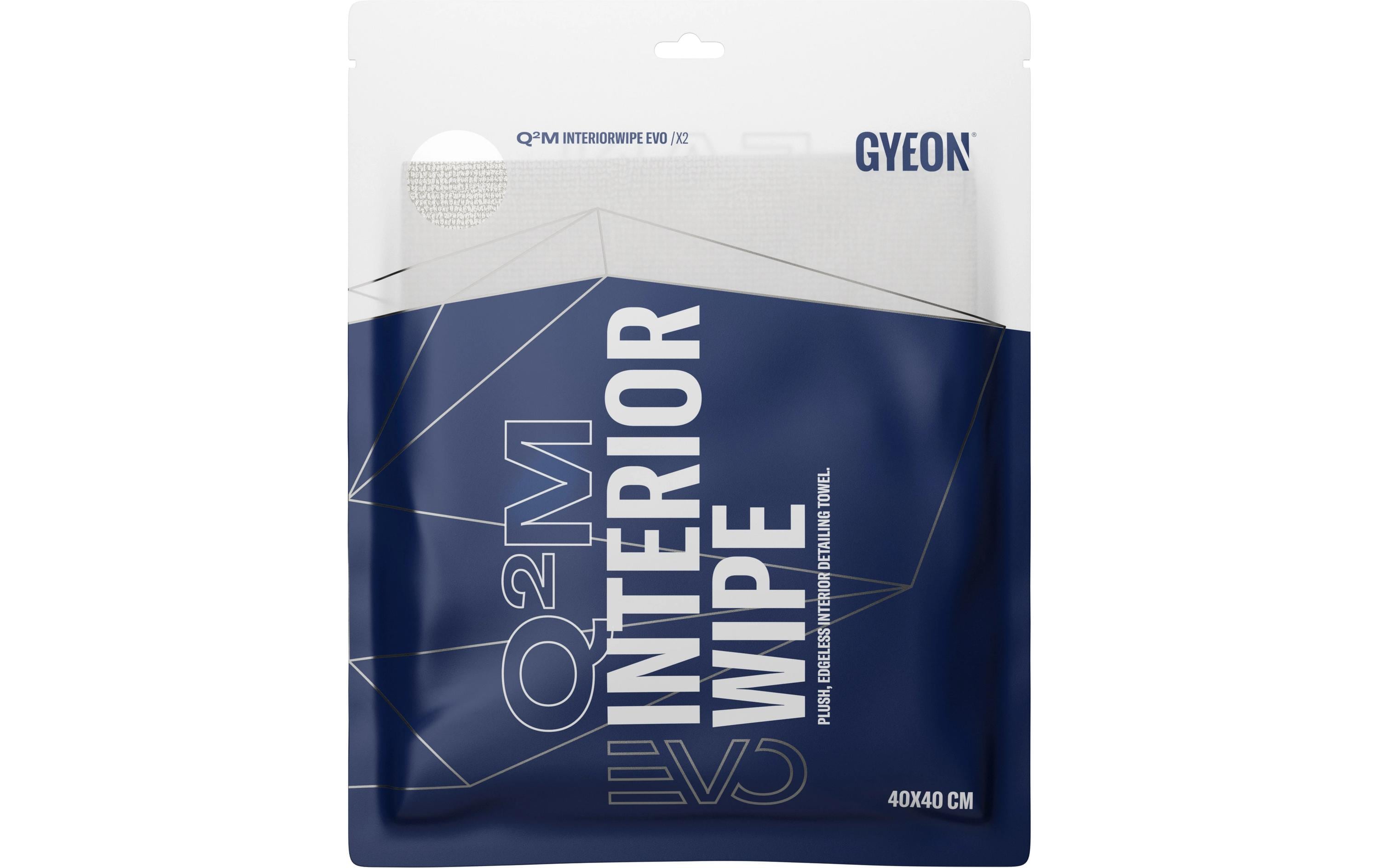 Gyeon Mikrofasertuch InteriorWipe EVO – 40 × 40 cm – 2er-Set