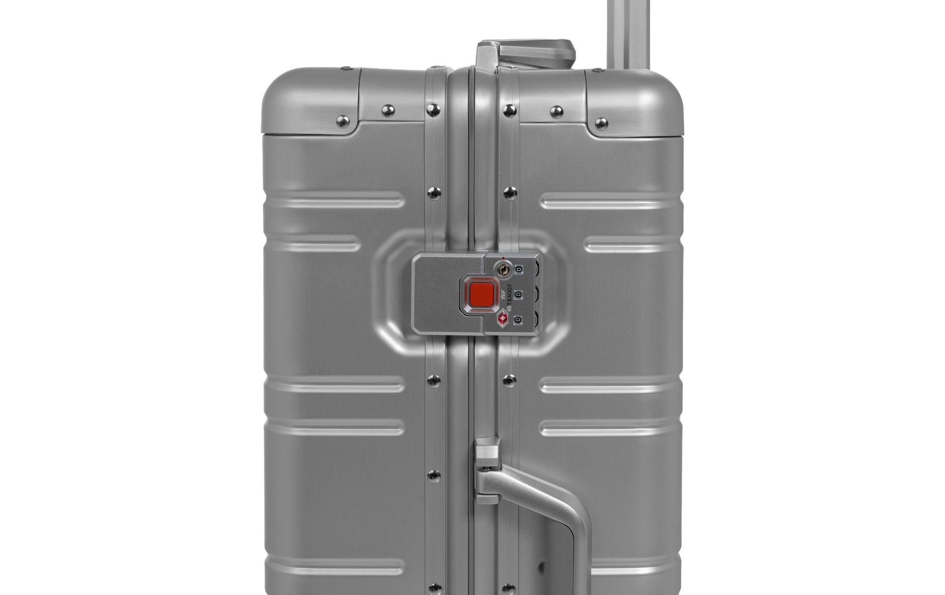 Koor WL – Hartschalen-Trolley, 95 l, 4 Rollen, TSA-Schloss, Aluminium, Silber, 47 × 71 × 28,5 cm