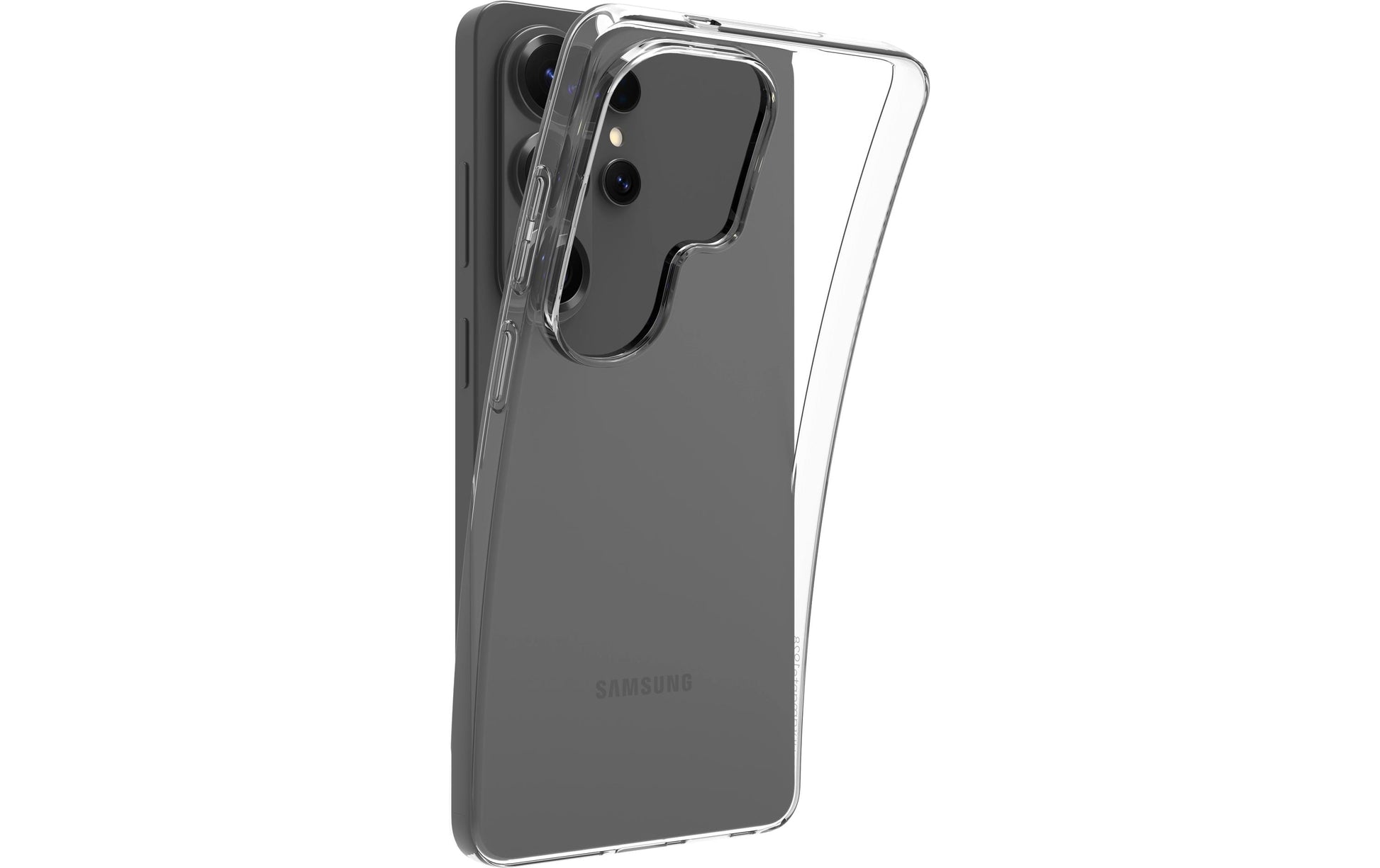 Dbramante1928 Greenland Pro Qi2 – Rückcover – für Samsung Galaxy S26 Ultra, Transparent, bis 1,2 m Sturzsicher