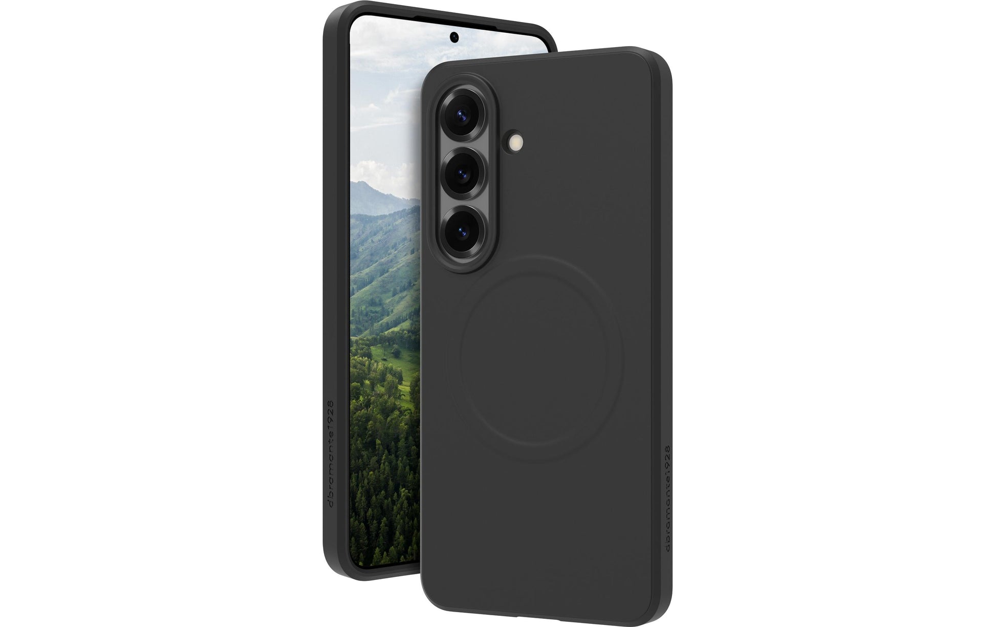 Dbramante1928 Greenland Pro Qi2 – Rückcover – für Samsung Galaxy S26, Nacht Schwarz, bis 1,2 m sturzsicher