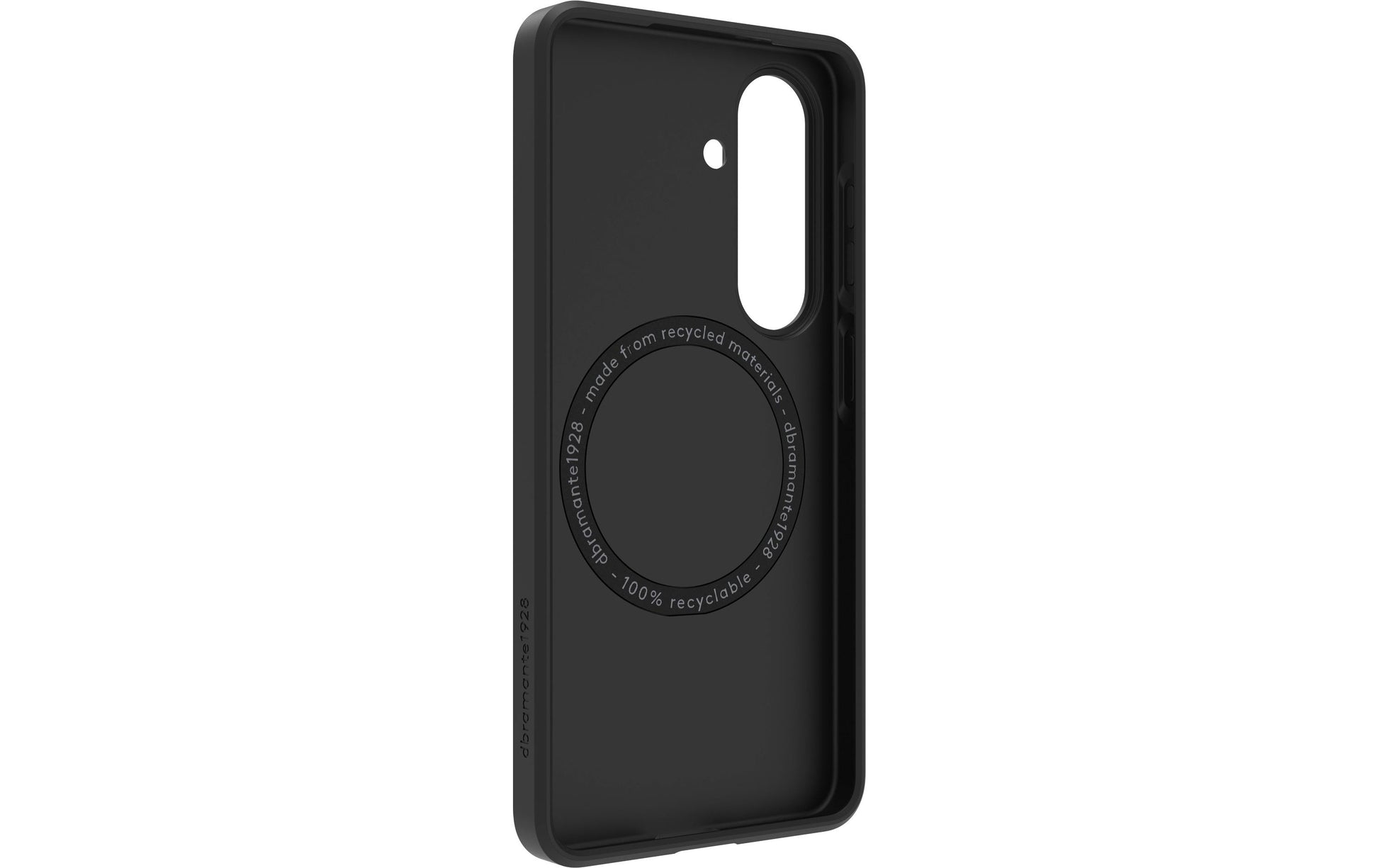 Dbramante1928 Greenland Pro Qi2 – Rückcover – für Samsung Galaxy S26, Nacht Schwarz, bis 1,2 m sturzsicher