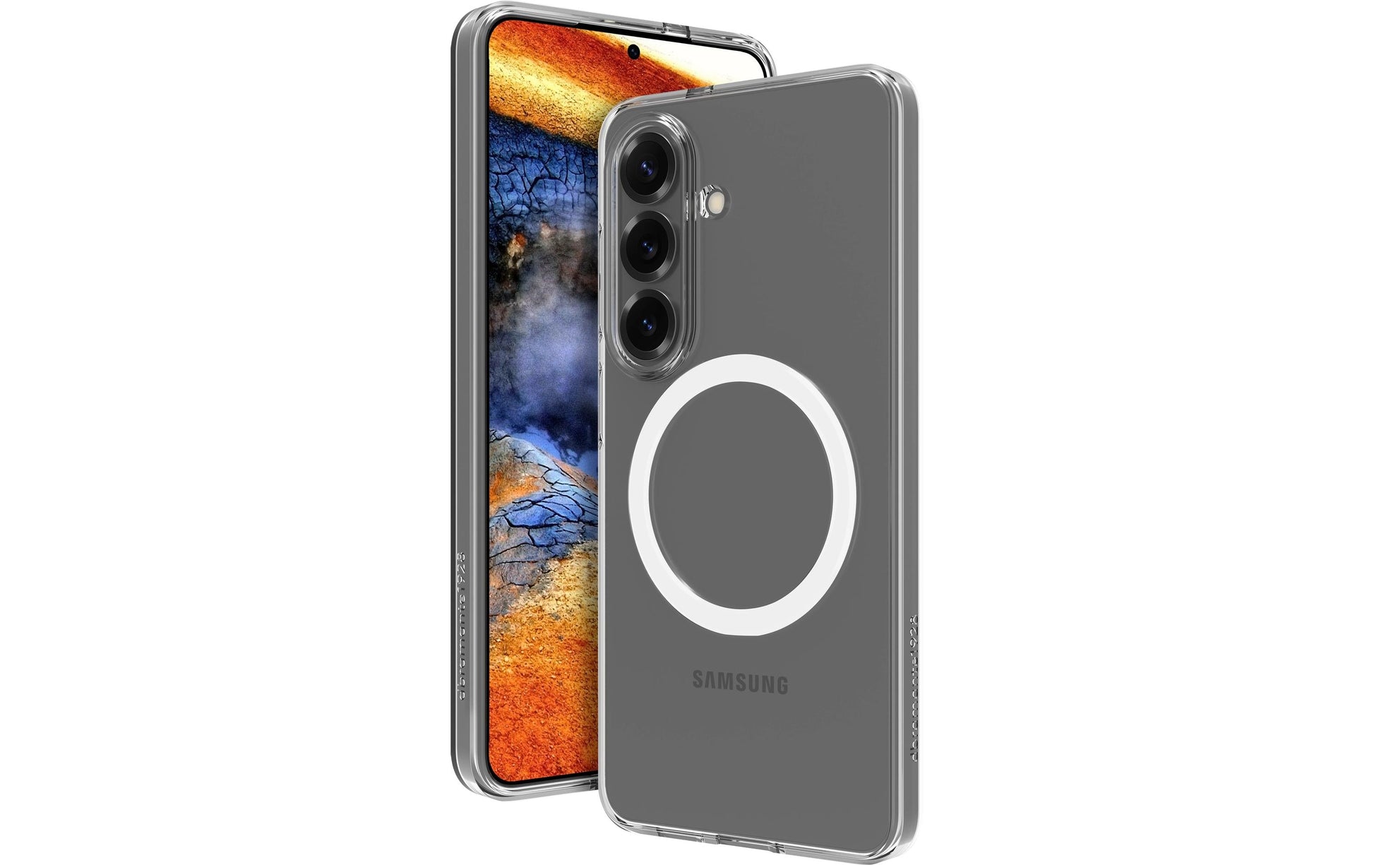 Dbramante1928 Greenland Pro Qi2 Backcover – für Samsung Galaxy S26, Transparent, bis 1,2 m sturzsicher