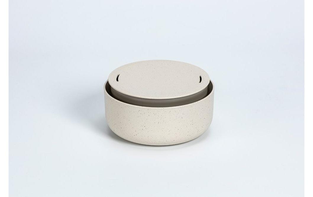 Plastia Keimsprossset 1,9 l, Ø 16 × 7,7 cm, Kunststoff, Elfenbein, für Microgreens
