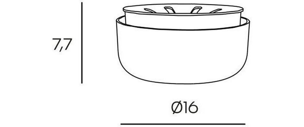 Plastia Keimsprossset 1,9 l, Ø 16 × 7,7 cm, Kunststoff, Elfenbein, für Microgreens