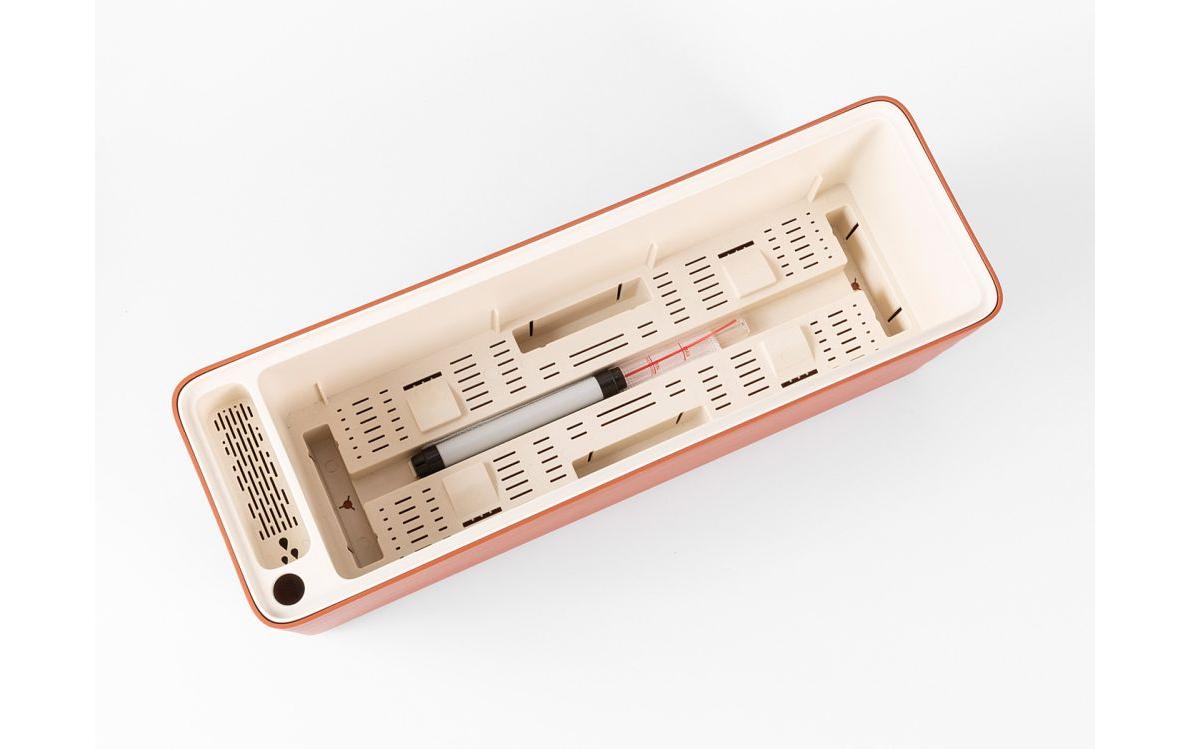 Plastia Bewässerungskasten – 59 × 19,7 × 19,5 cm – Kunststoff, Braun