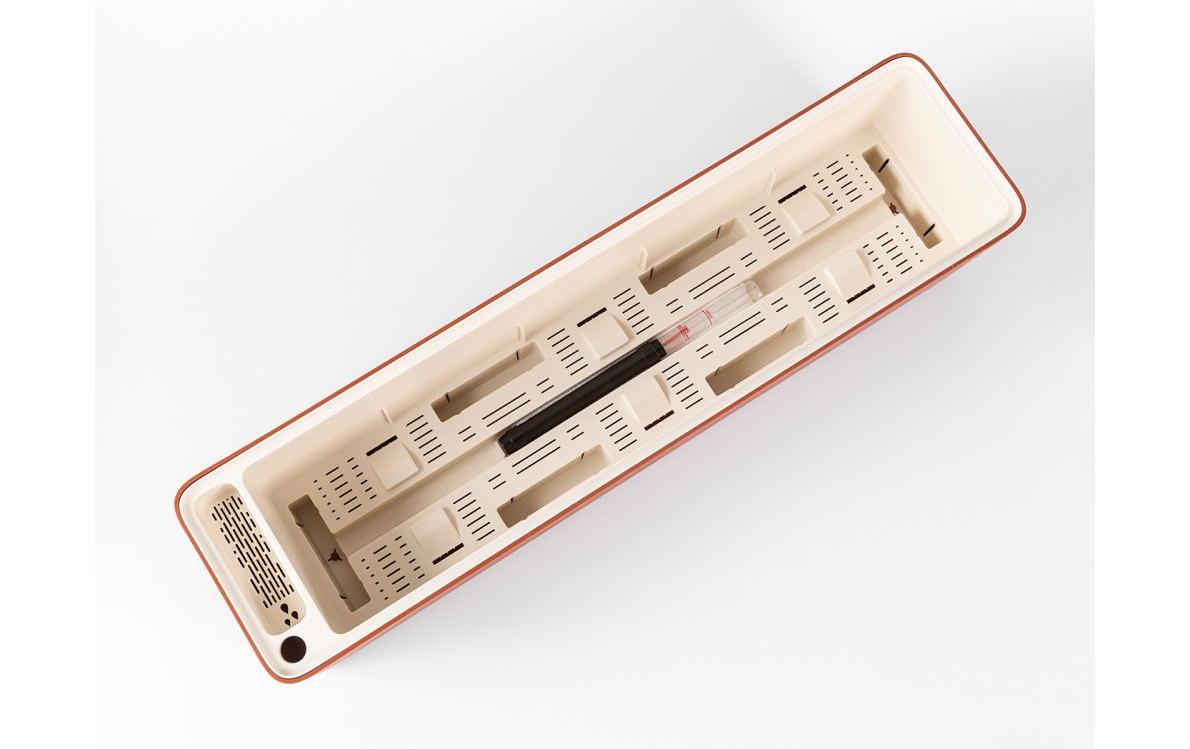 Plastia Bewässerungskasten – 78 × 19,7 × 19,5 cm – Kunststoff, Braun