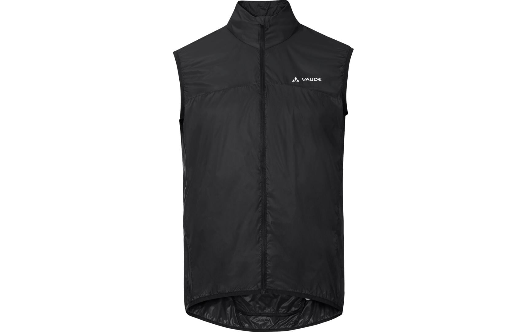 Vaude Matera Air Veloweste – XL – Schwarz, Polyamid (recycelt), atmungsaktiv, winddicht, wasserabweisend
