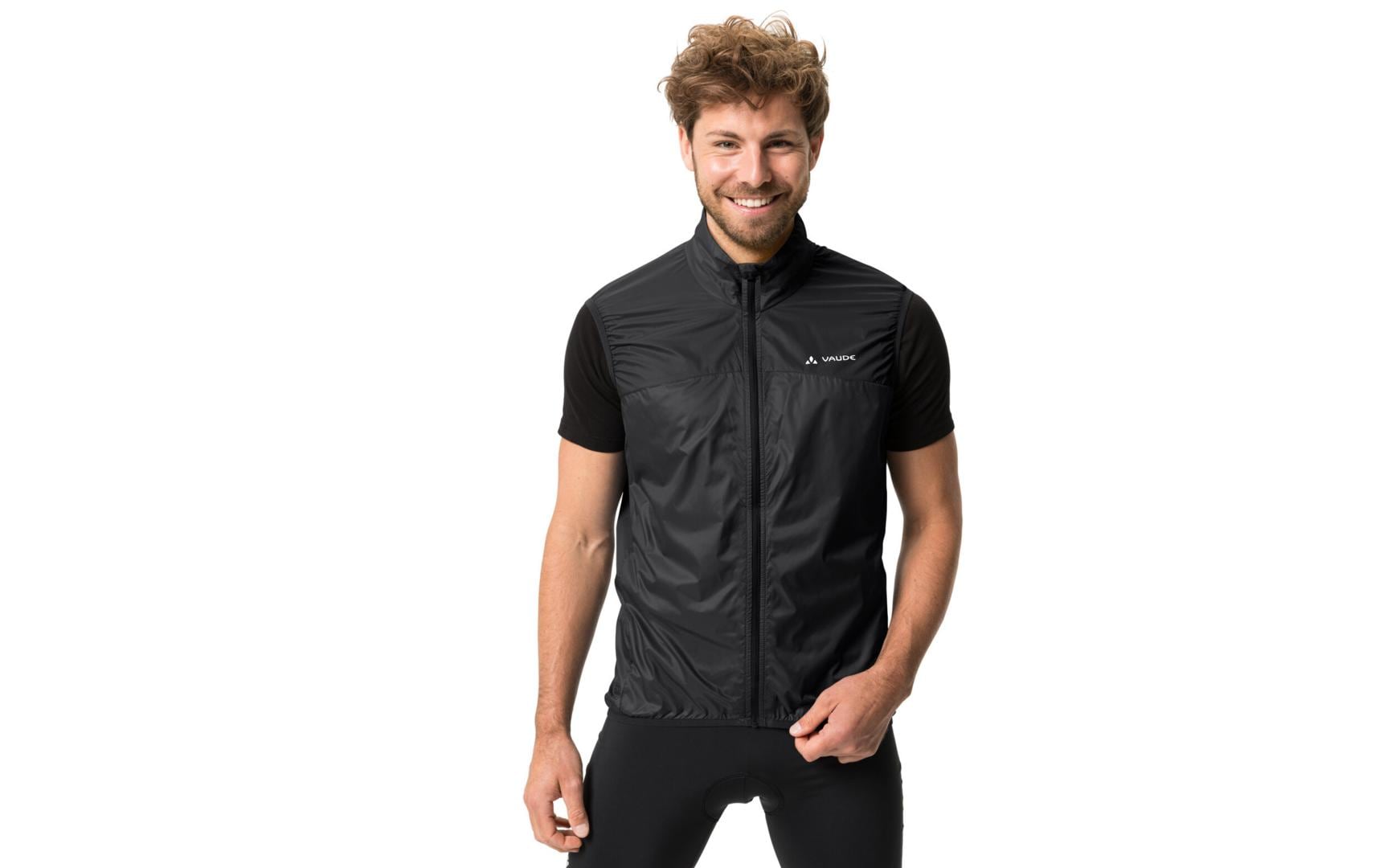 Vaude Herren-Veloweste Matera Air – Schwarz, Grösse S