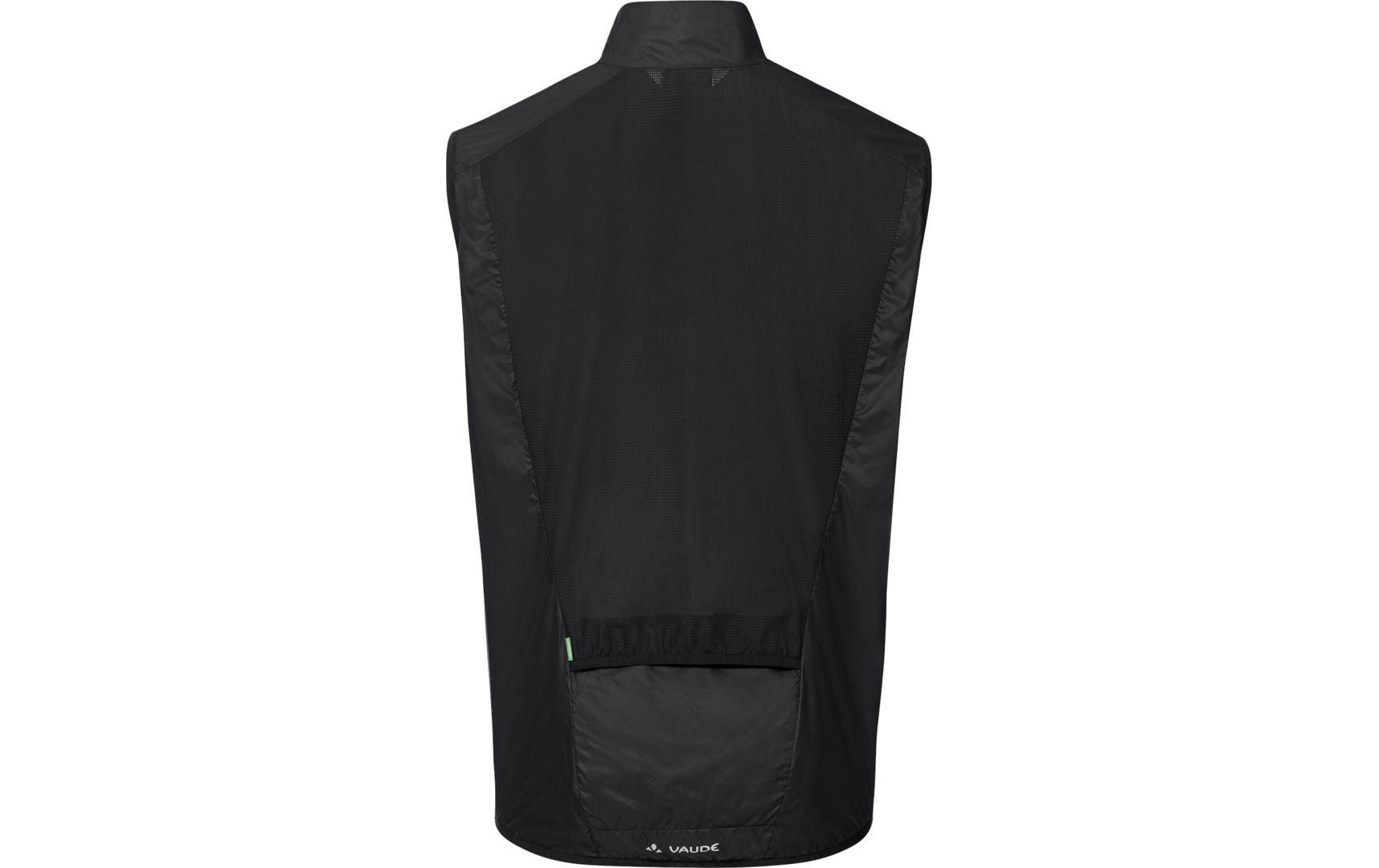 Vaude Matera Air Veloweste – XL – Schwarz, Polyamid (recycelt), atmungsaktiv, winddicht, wasserabweisend