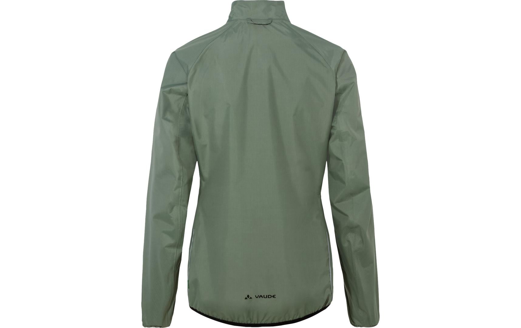 Vaude Regenjacke Drop III – 42 – Agave, Polyester/PU-Membran, Wasserdicht, Atmungsaktiv, Slim Fit