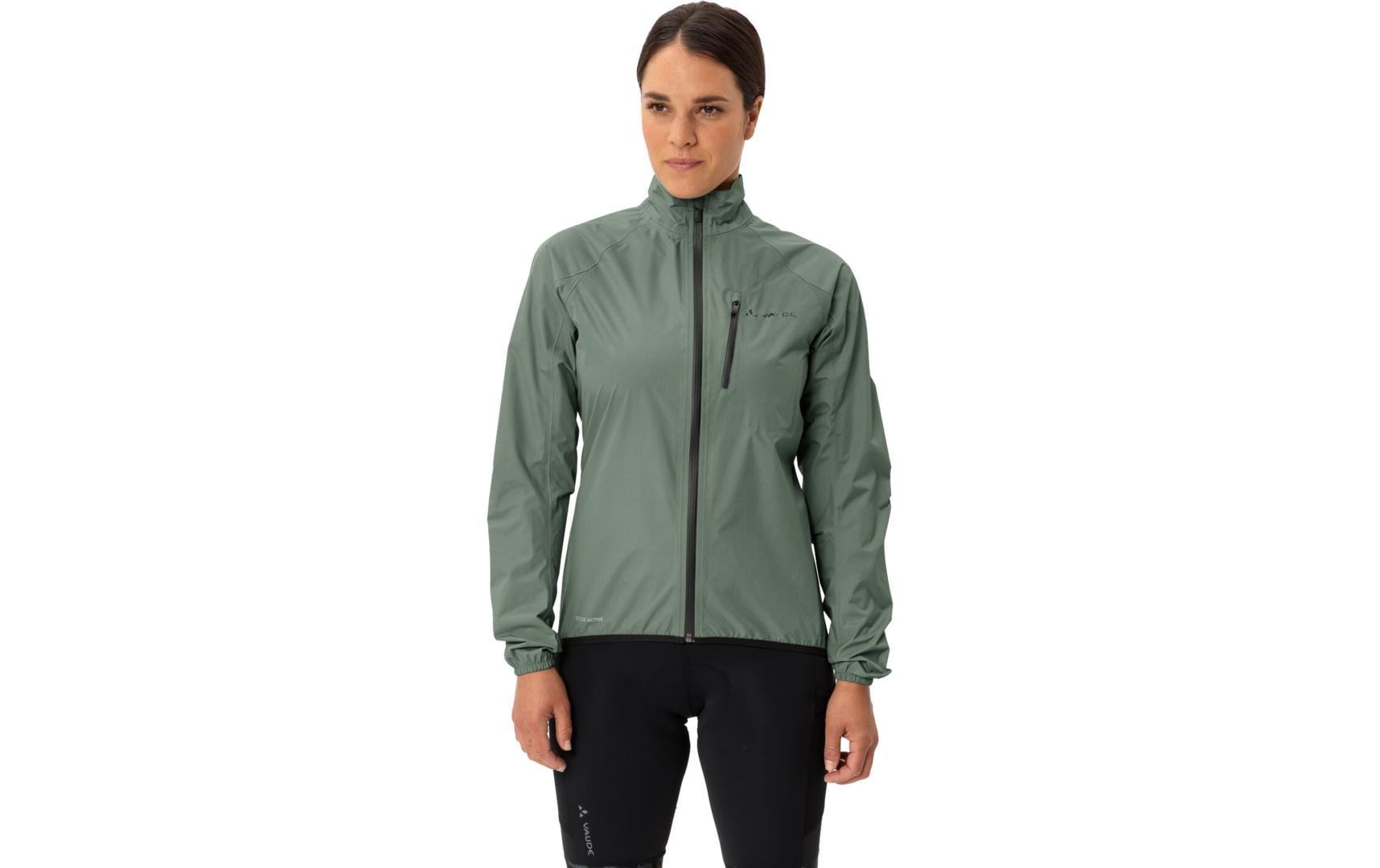 Vaude Damen-Wetterjacke Drop III – Agave, Grösse 40