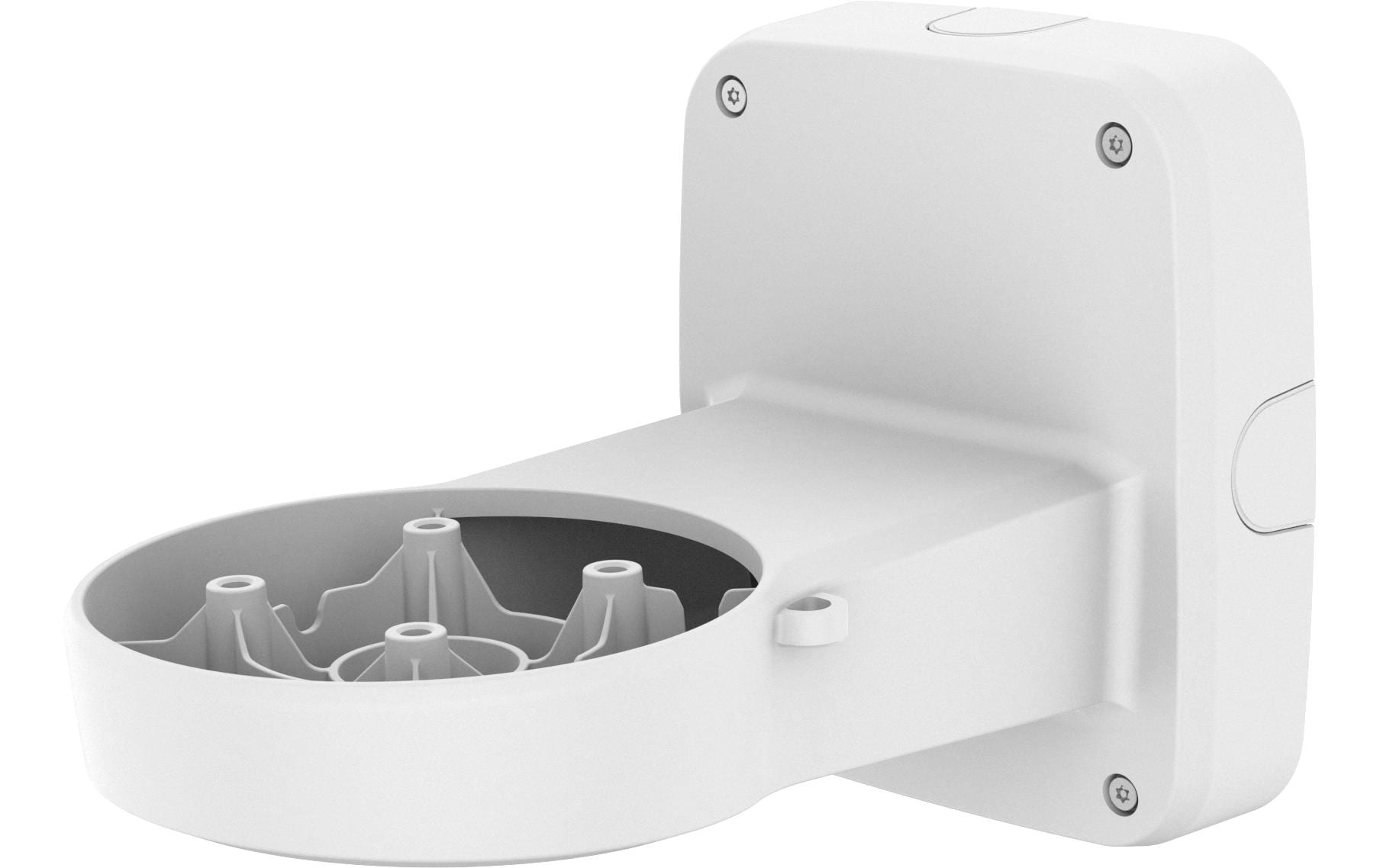 Hanwha SBP-004WMW Wandhalterung – für TNP Rugged PTZ Positioner Kameras – Weiss