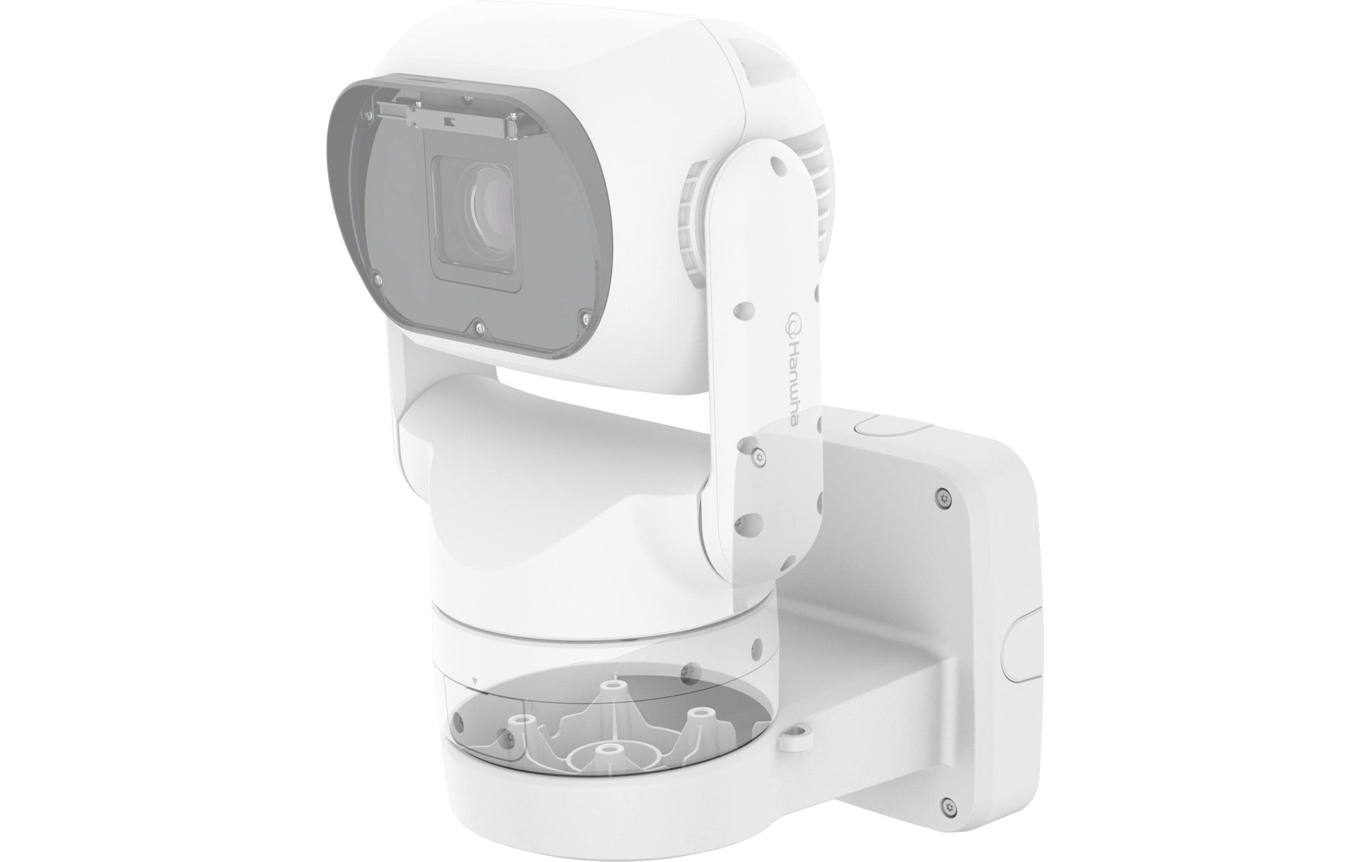 Hanwha SBP-004WMW Wandhalterung – für TNP Rugged PTZ Positioner Kameras – Weiss