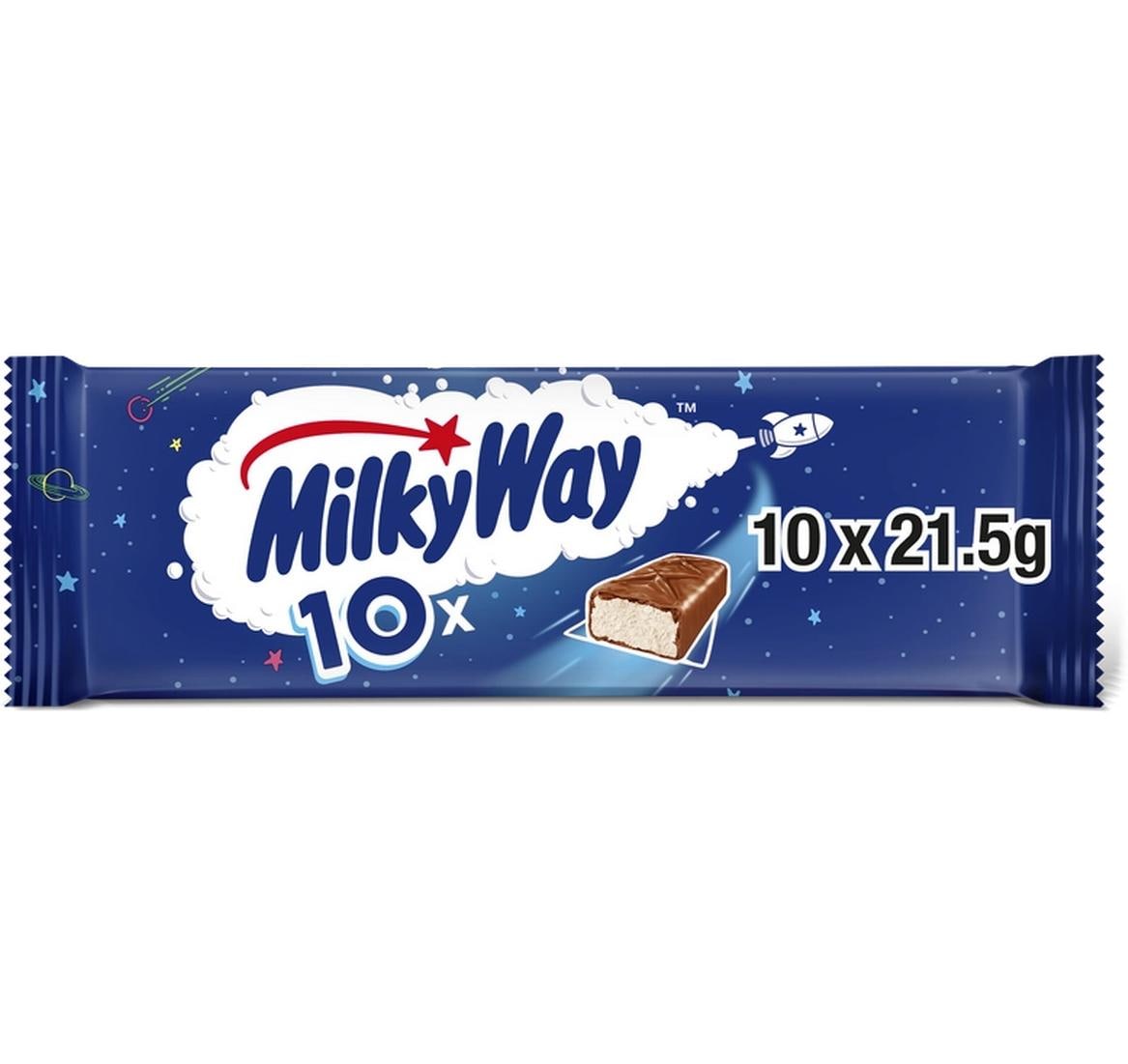 Milky Way Multipack Schokolade – 10 × 21,5 g