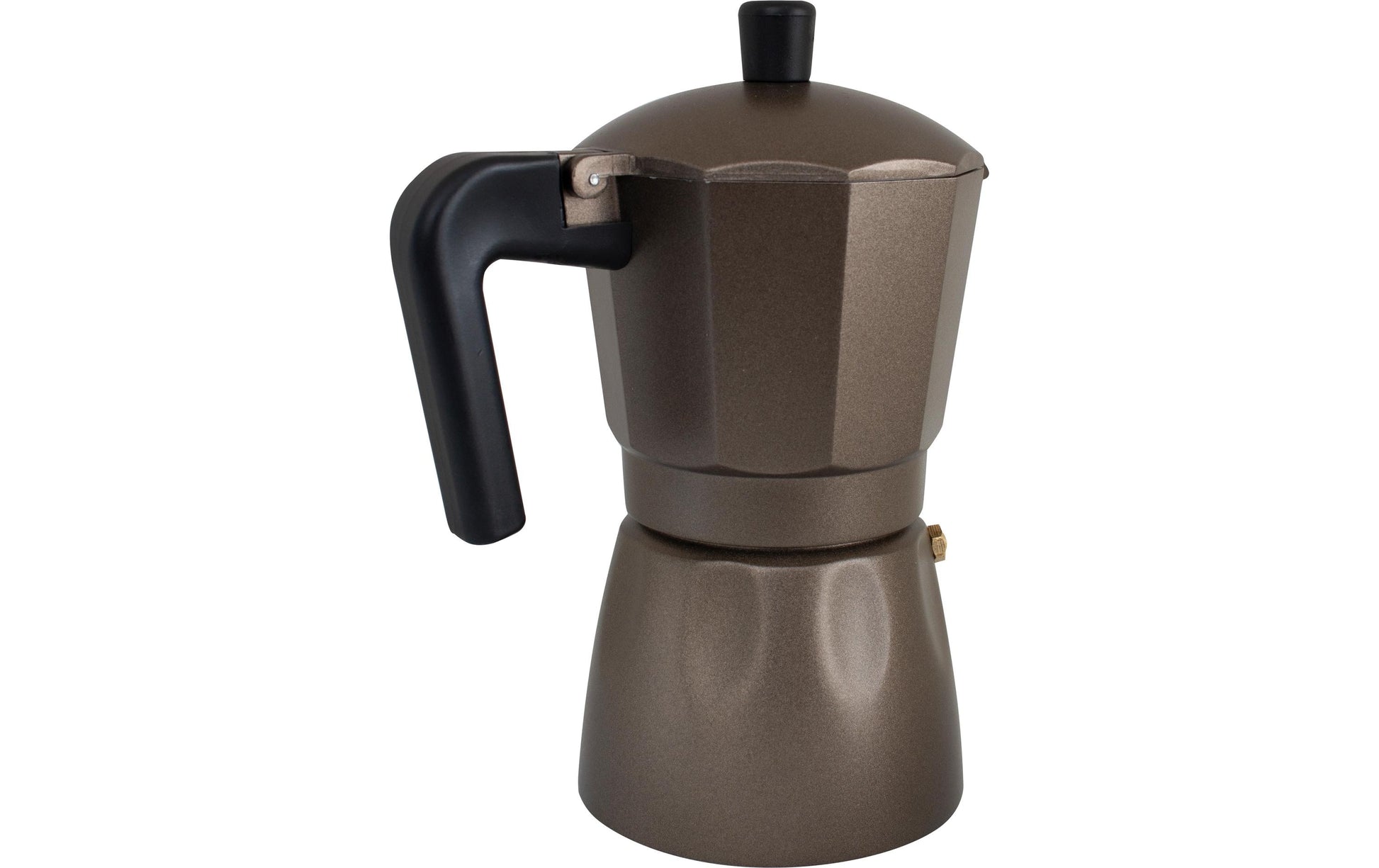 Eurotrail French Press / Kaffeebereiter – 0,4 l, 9 Tassen, Aluminium/Polypropylen (PP), Braun