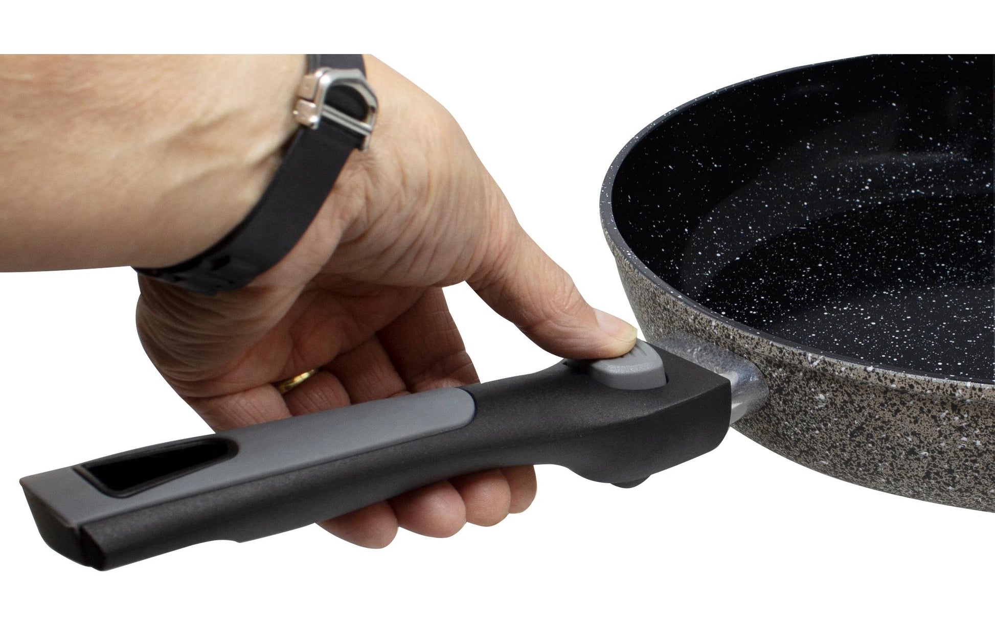 Eurotrail Stone XL – Ø 28 cm, Aluminium/Kunststoff/Stahl, Grau