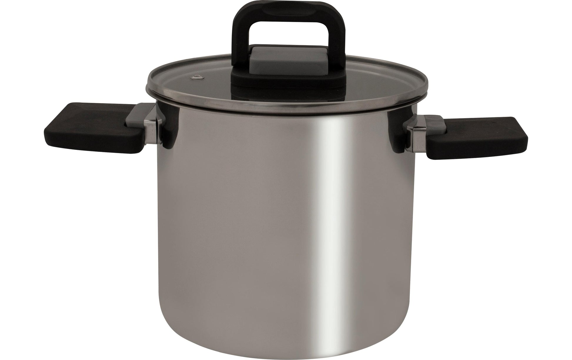 Eurotrail Kochtopf Dublin XL – 5 l, Ø 22 cm, Edelstahl, Grau