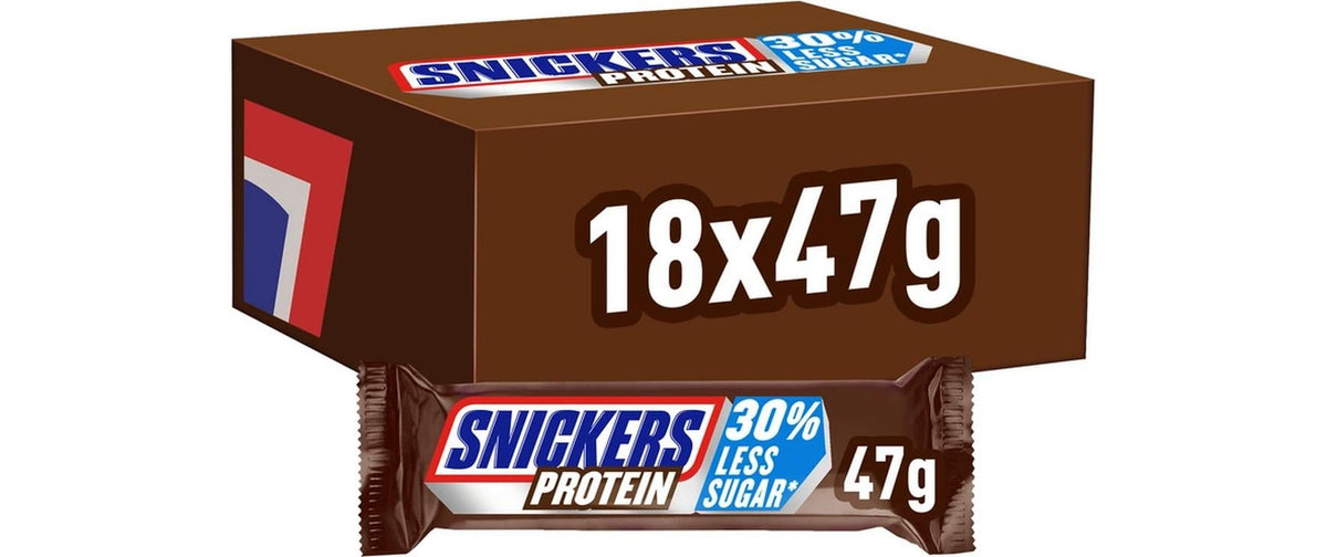 Snickers Protein-Riegel – 18 × 47 g