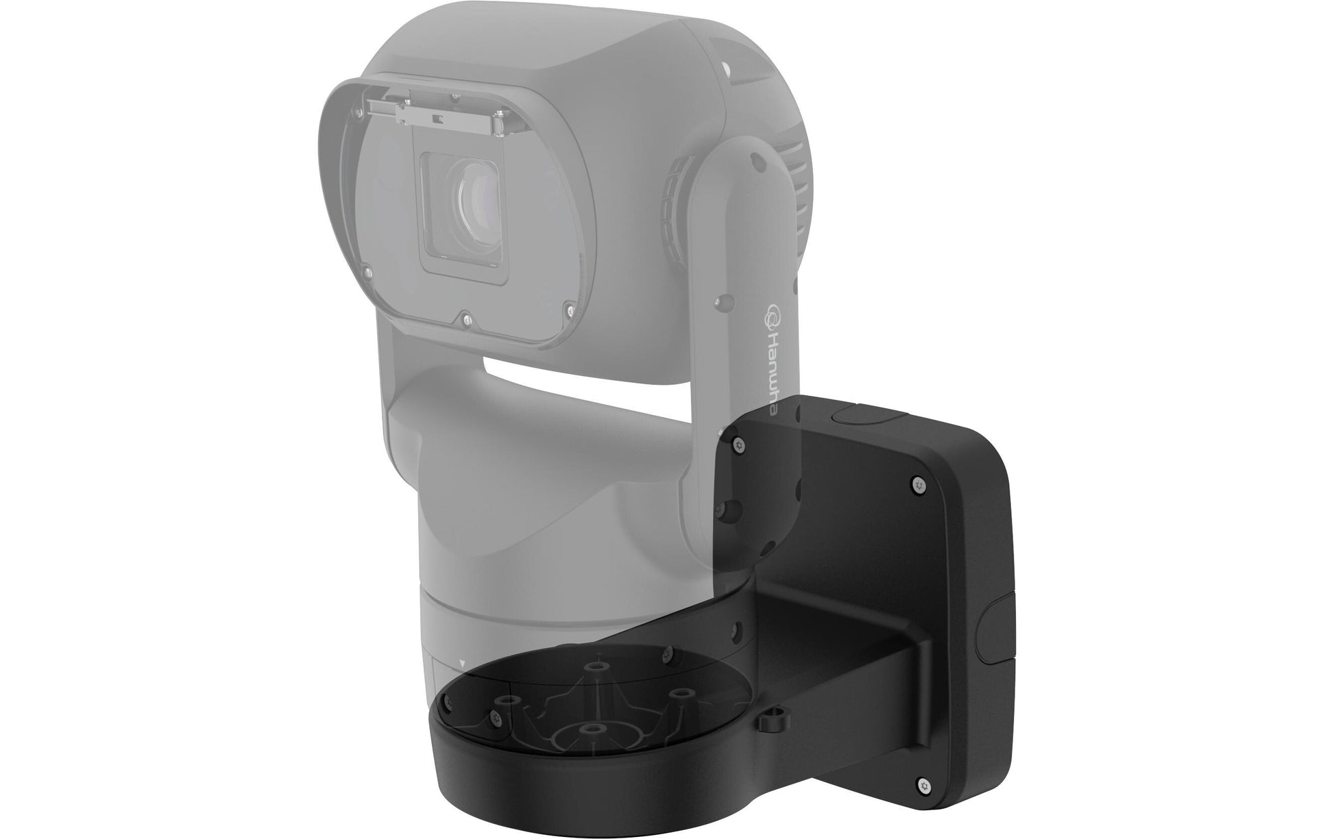 Hanwha SBP-004WMB Wandhalterung – für TNP Rugged PTZ Kameras – Schwarz