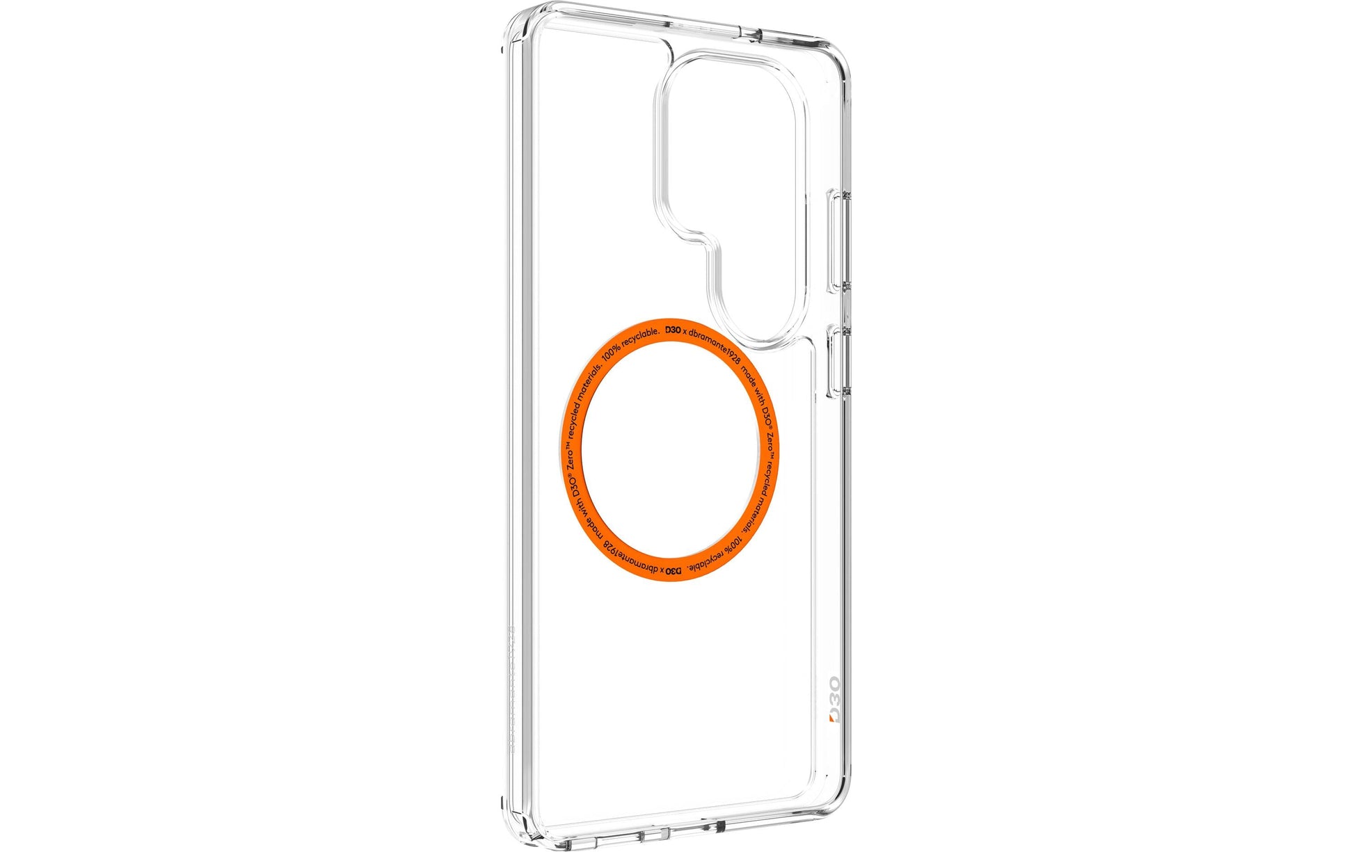 Dbramante1928 Iceland Ultra D3O Qi2 Backcover – für Samsung Galaxy S26 Ultra, Transparent, bis 5 m Sturzsicher