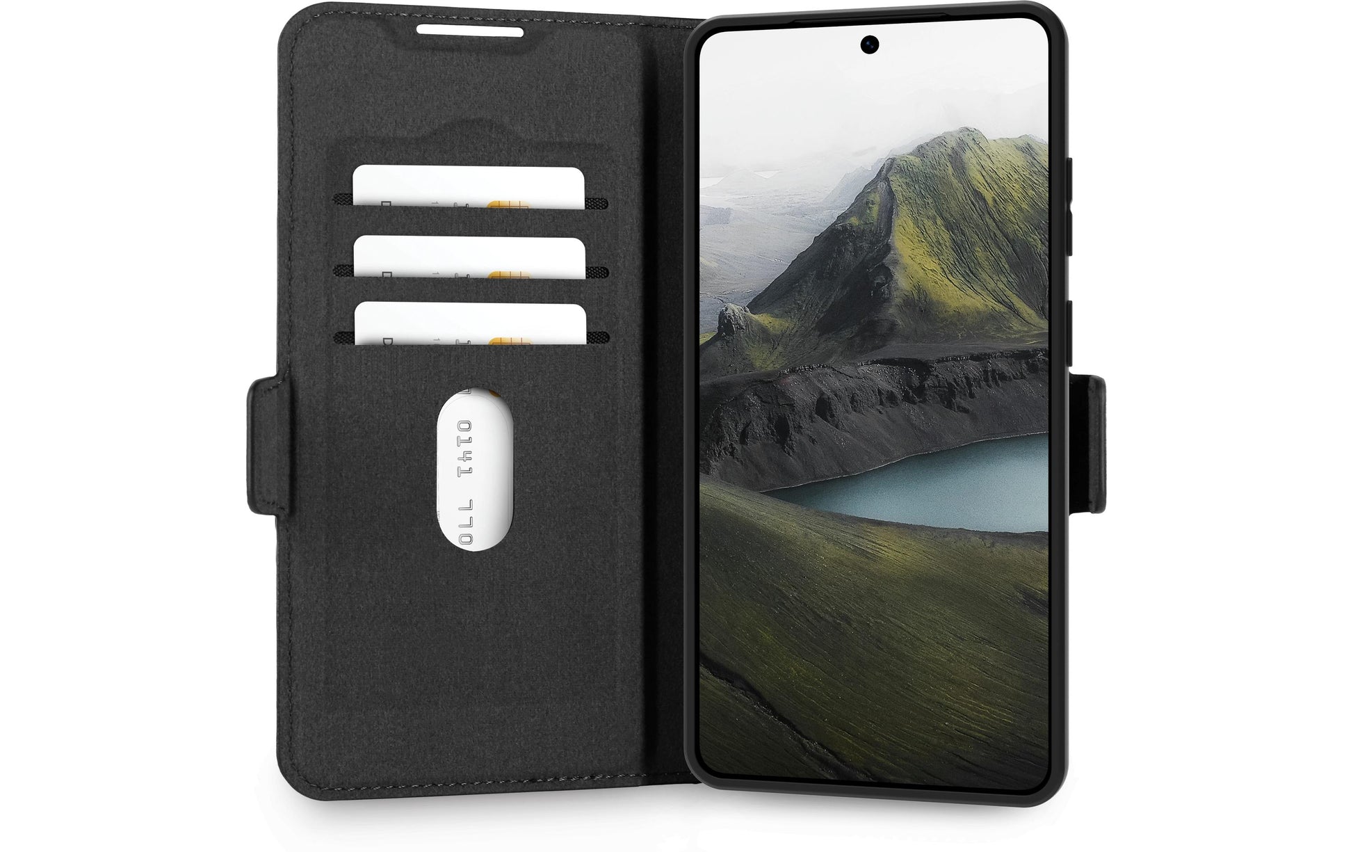 dbramante1928 Oslo Pro Wallethülle – für Samsung Galaxy S26 Ultra, mit Kartenfach, Kunststoff, Schwarz
