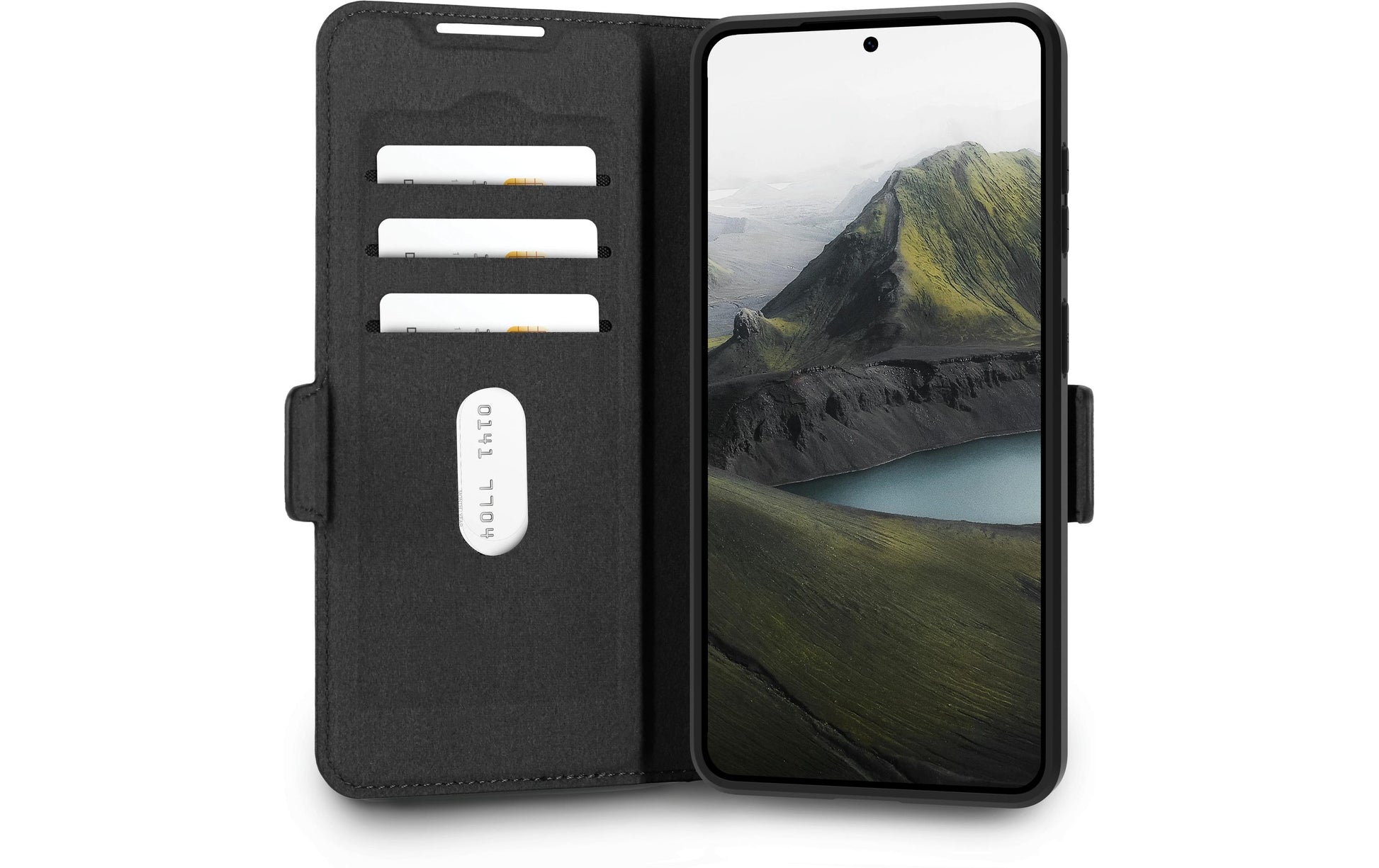 Dbramante1928 Oslo Pro Wallethülle – für Samsung Galaxy S26, mit Ständer, mit Kartenfach, Kunststoff, Schwarz