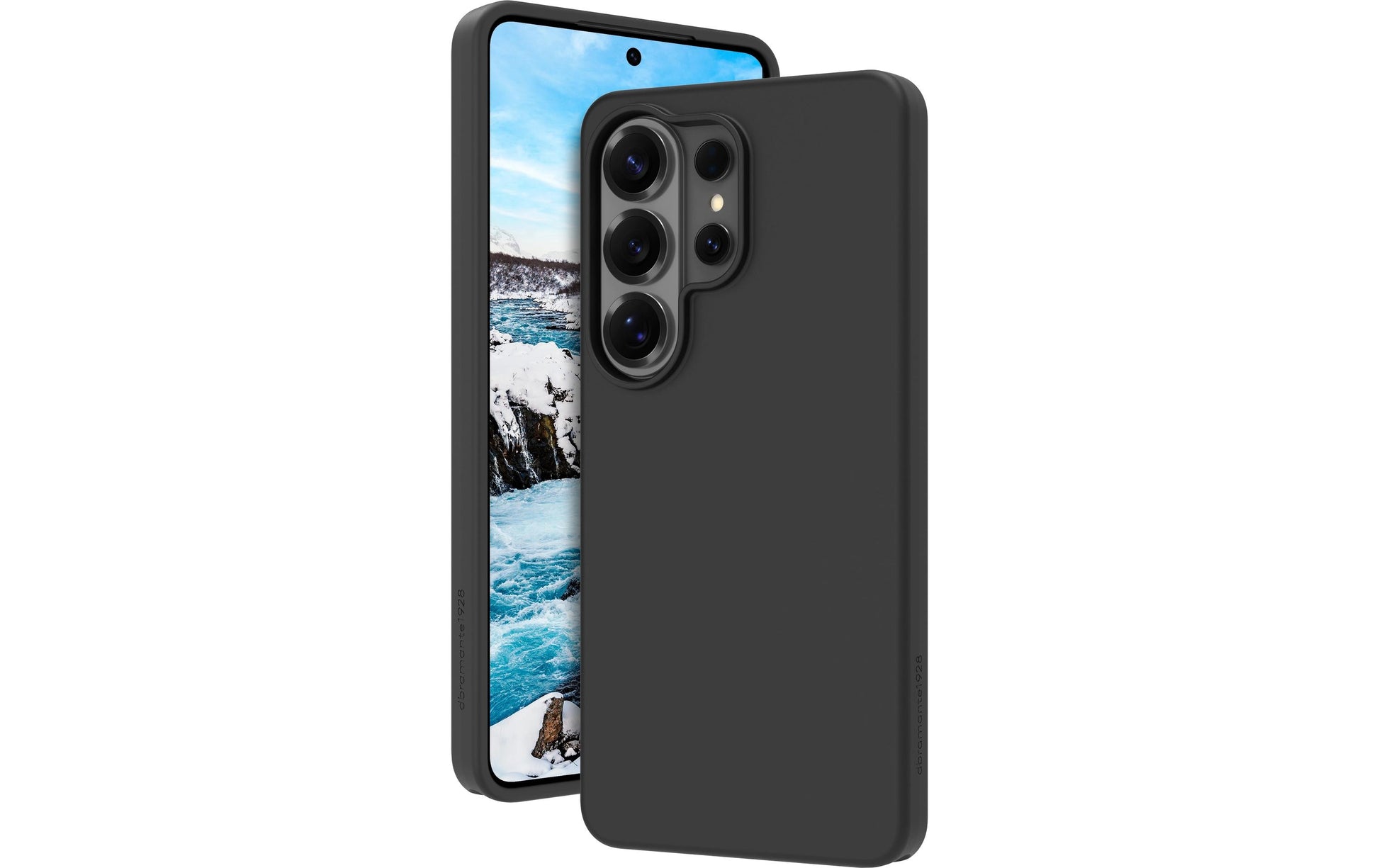 Dbramante1928 Monaco Qi – Backcover – für Samsung Galaxy S26 Ultra, Kunststoff, Schwarz, bis 1,2 m sturzsicher