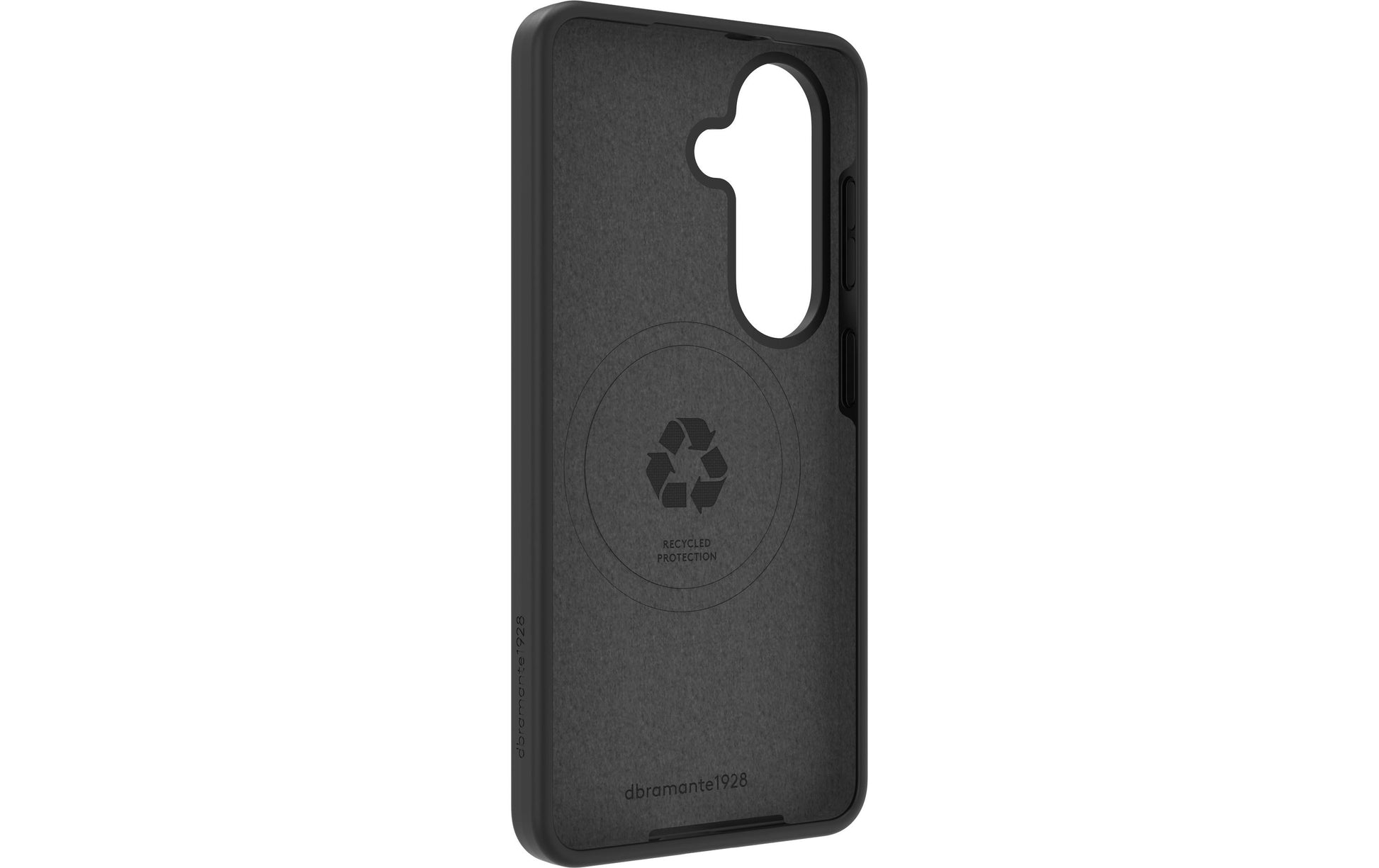 Dbramante1928 Monaco Qi Backcover – für Samsung Galaxy S26, Kunststoff, Schwarz, bis 1,2 m sturzsicher