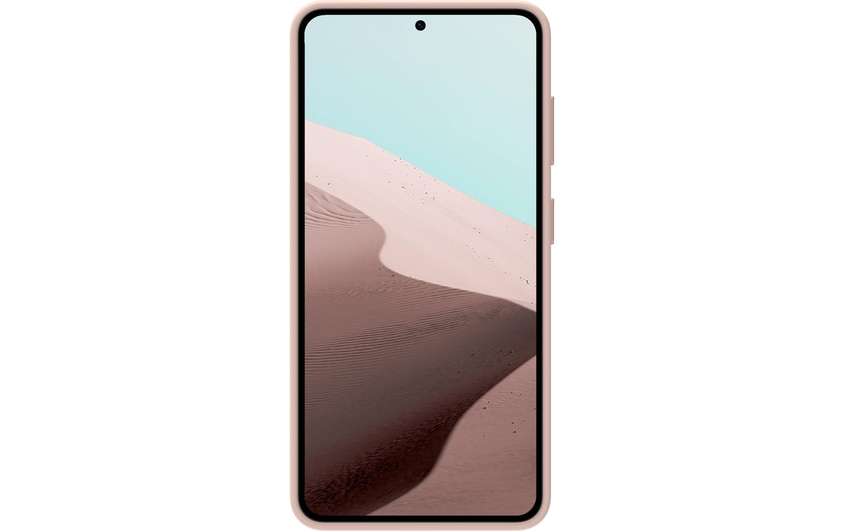 Dbramante1928 Roskilde Qi2 Kick ICON Backcover – für Samsung Galaxy S26, Pink Sand, bis 1,2 m Sturzsicher