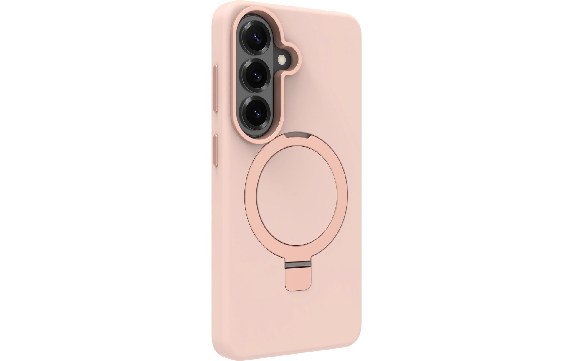 Dbramante1928 Roskilde Qi2 Kick ICON Backcover – für Samsung Galaxy S26, Pink Sand, bis 1,2 m Sturzsicher