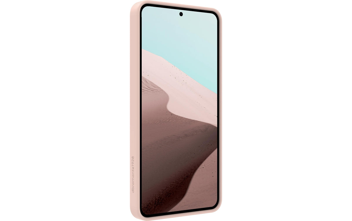 Dbramante1928 Roskilde Qi2 Kick ICON Backcover – für Samsung Galaxy S26, Pink Sand, bis 1,2 m Sturzsicher
