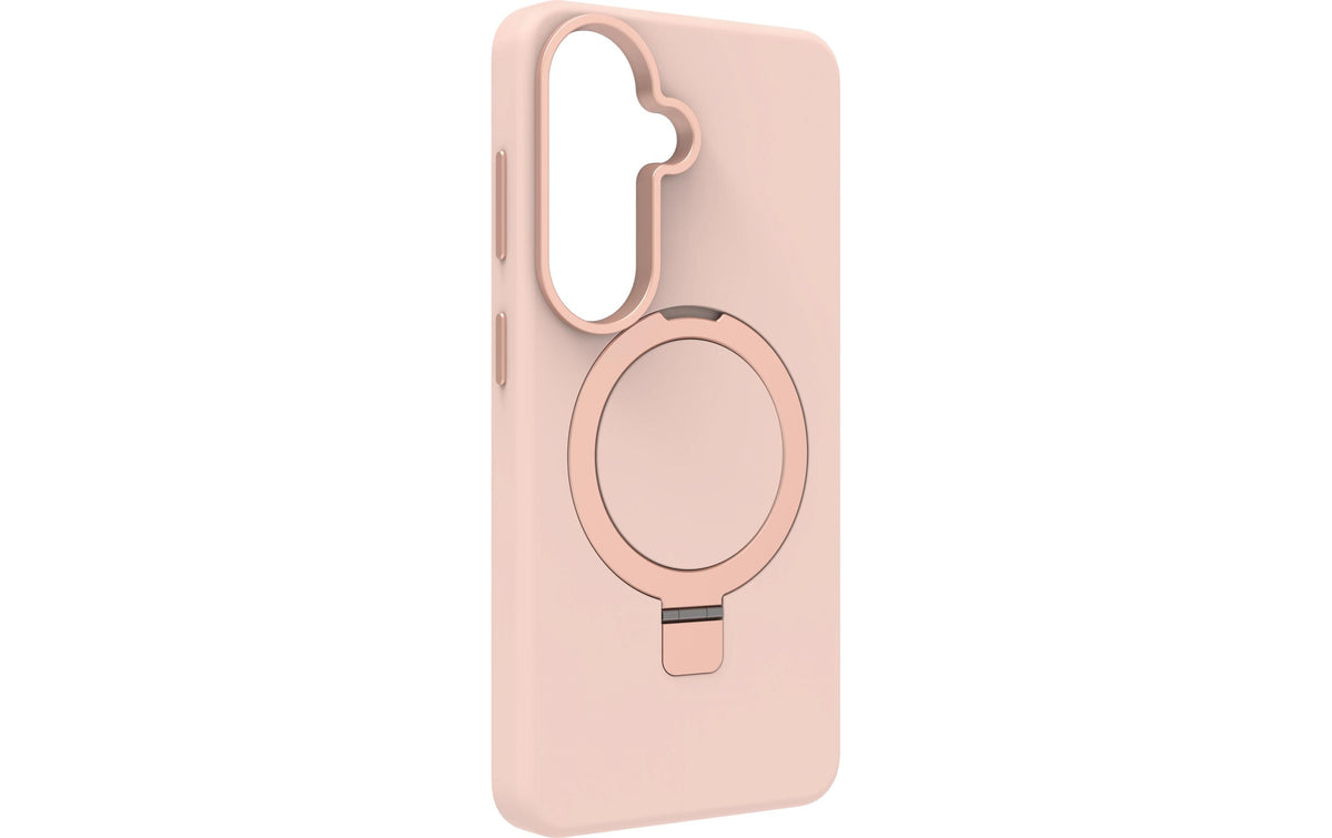Dbramante1928 Roskilde Qi2 Kick ICON Backcover – für Samsung Galaxy S26, Pink Sand, bis 1,2 m Sturzsicher