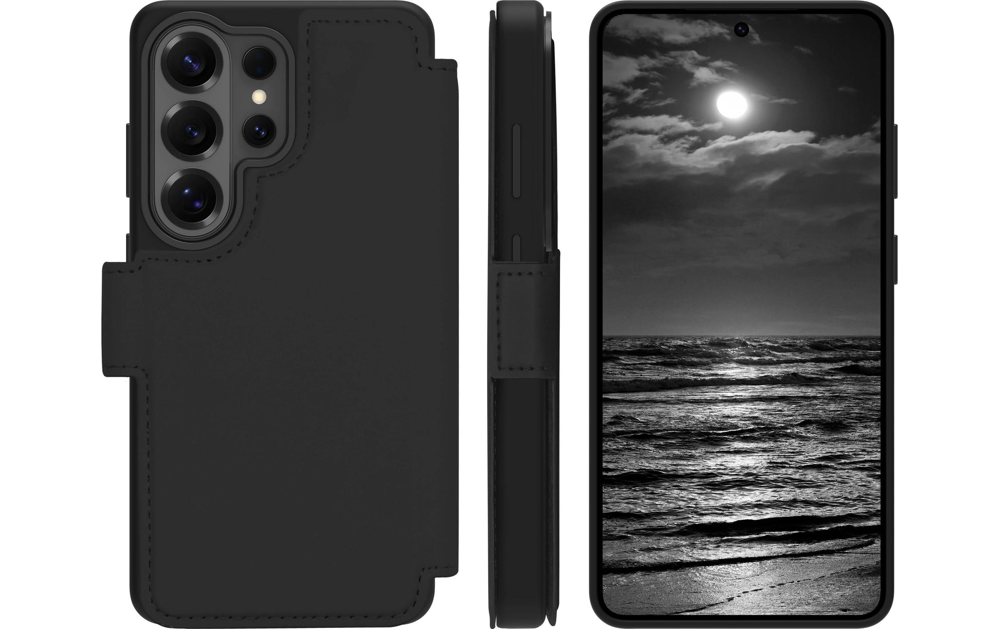 Dbramante1928 Lynge Qi2 ICON Backcover – für Samsung Galaxy S26 Ultra, Kunststoff, Midnight, mit Kartenfach