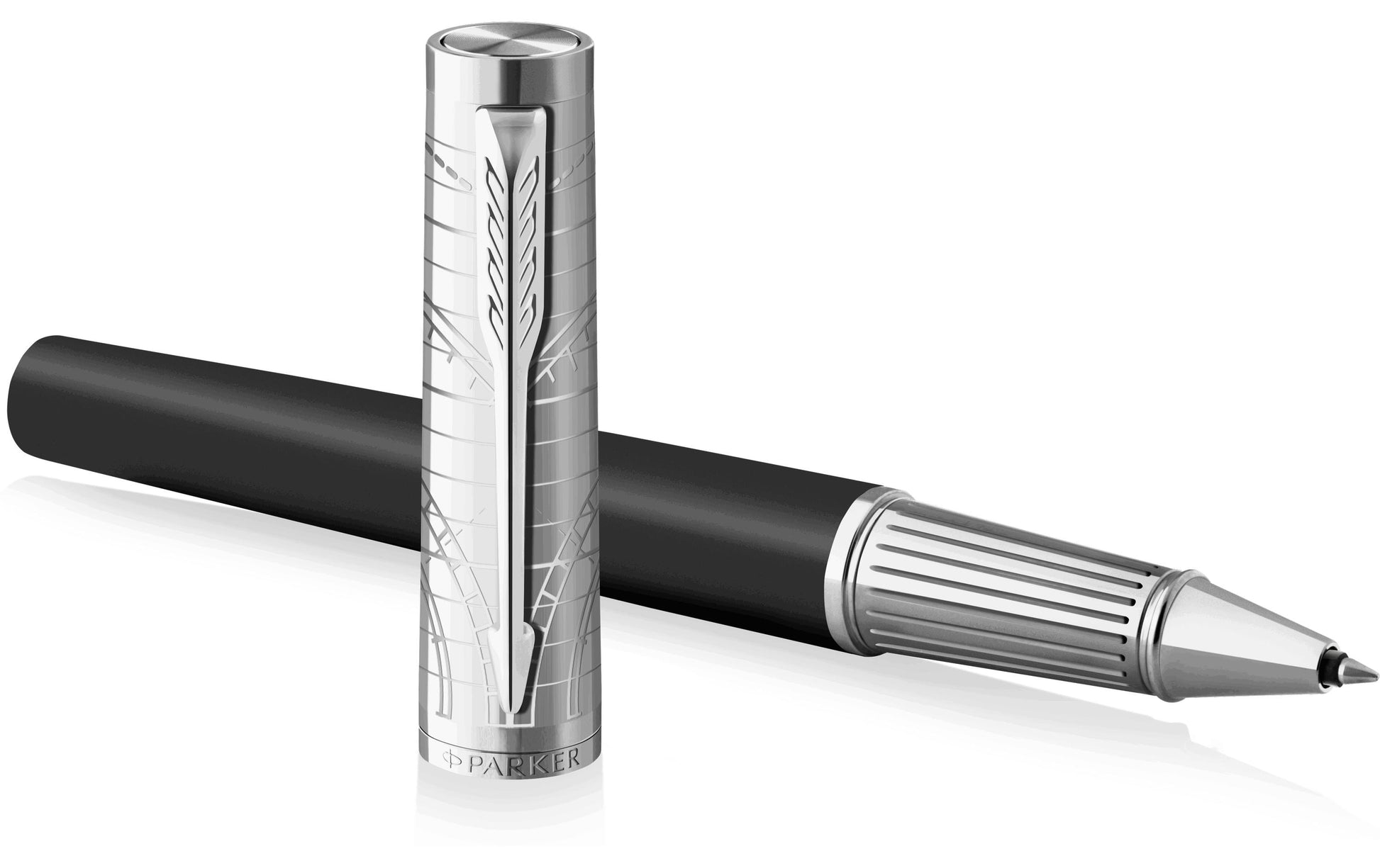 Parker Ingenuity F – Tintenroller, Schwarz, Silber