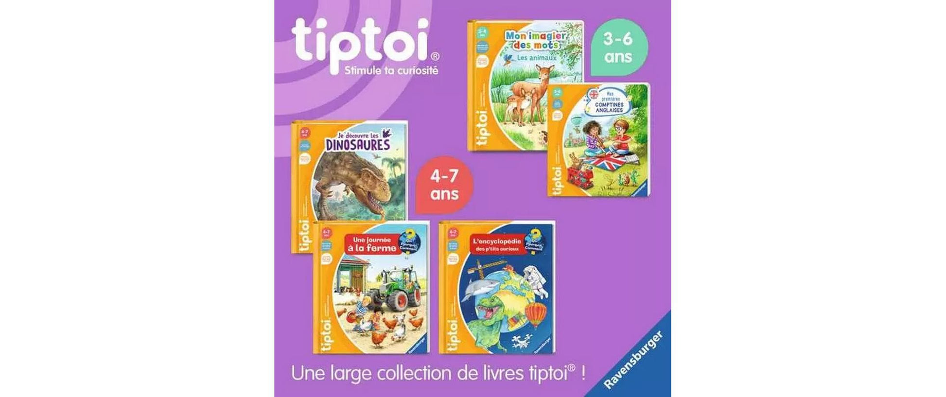 Ravensburger tiptoi – Lernbuch – Illustrierte Geschichte Lenny Lagneau, Französisch, ab 4 Jahren