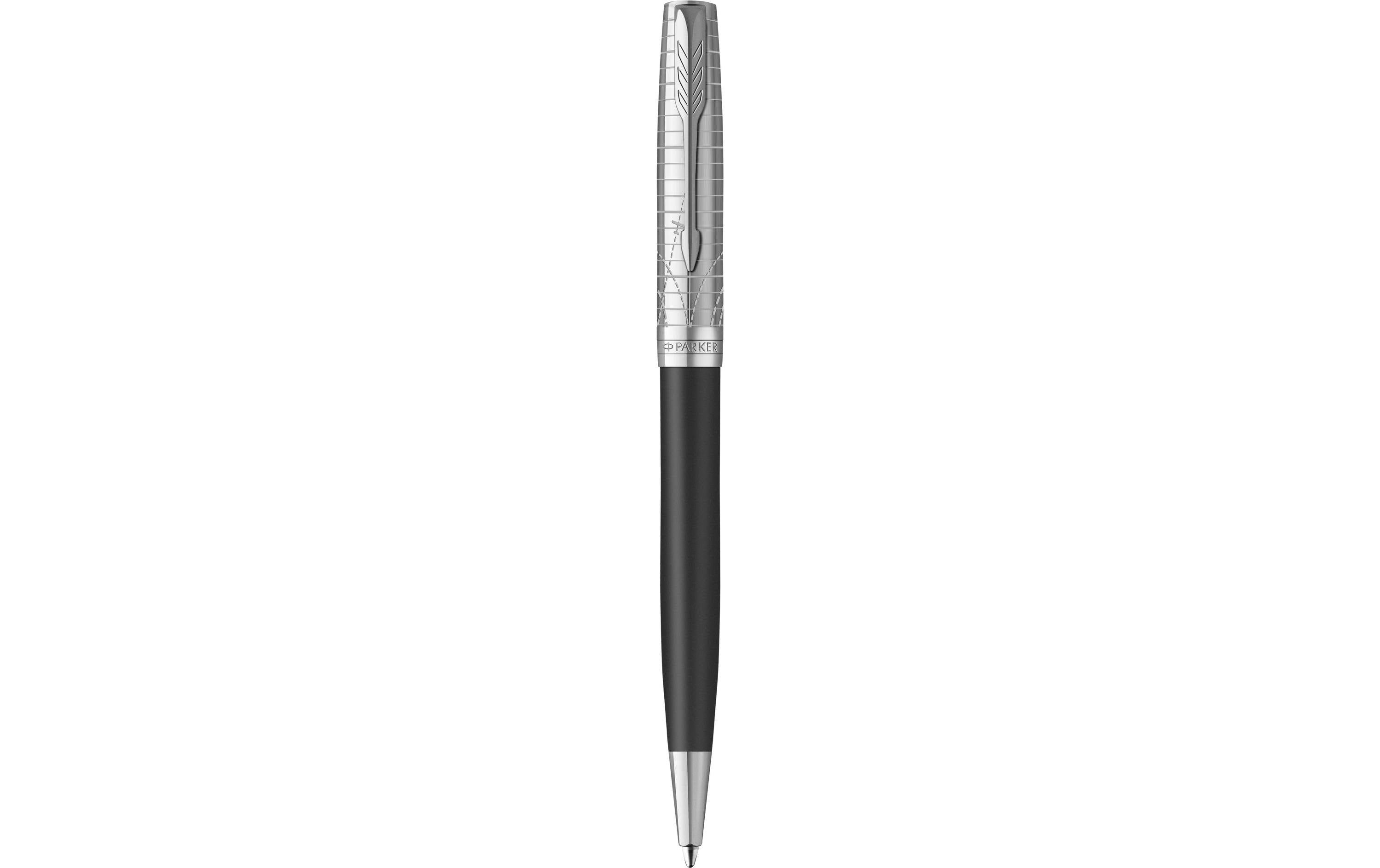 Parker Sonnet M Kugelschreiber – Schwarz, Mittel, Gold/Grau, Nachfüllbar
