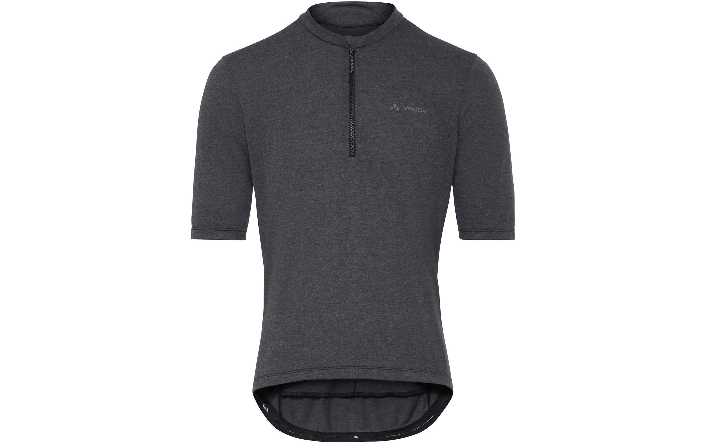 Vaude Velotrikot – XXL – Schwarz, 75% Polyester (recycelt)/25% Lyocell, Slim Fit, Kurzarm
