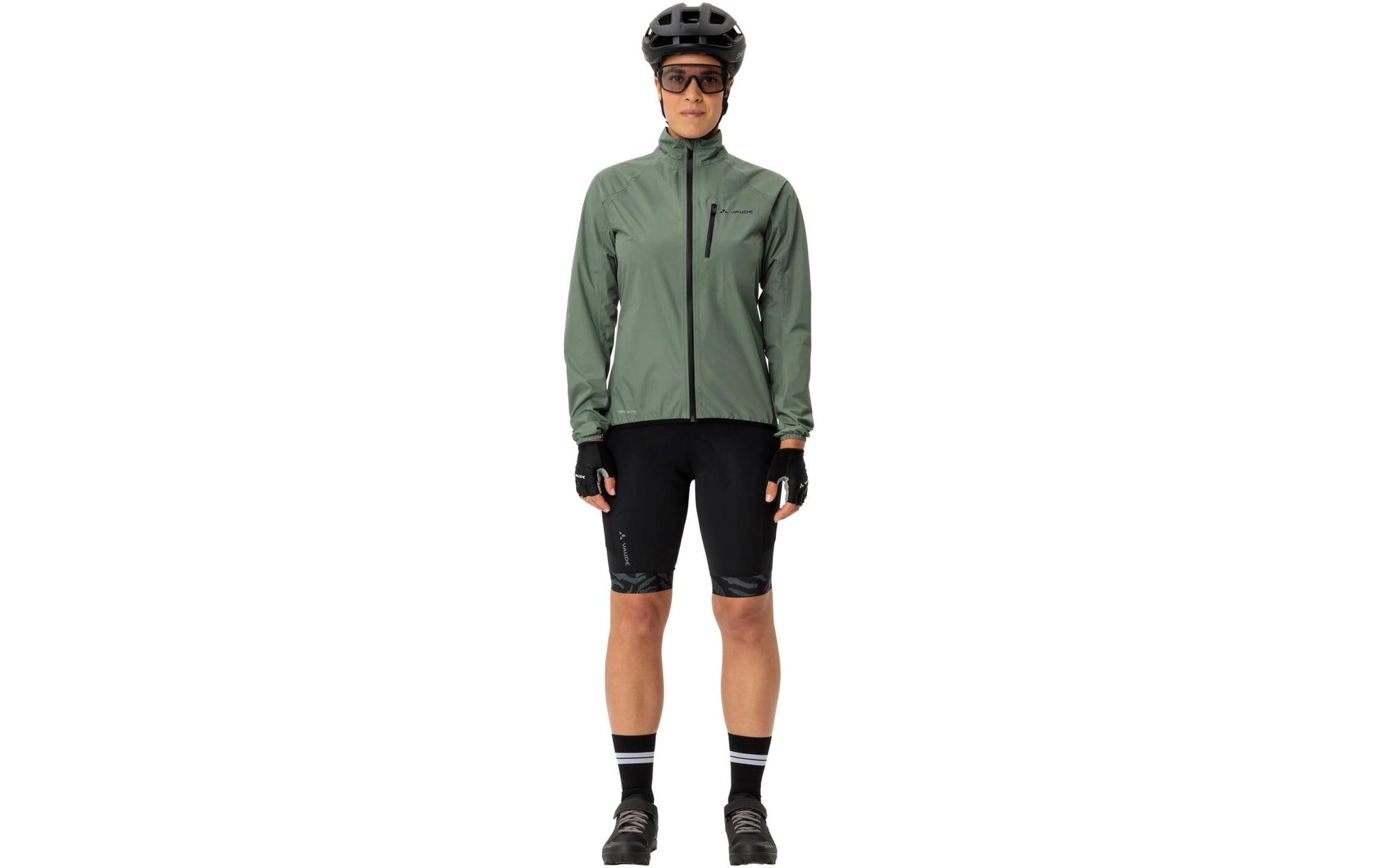 Vaude Damen-Wetterjacke Drop III – Agave, Grösse 34