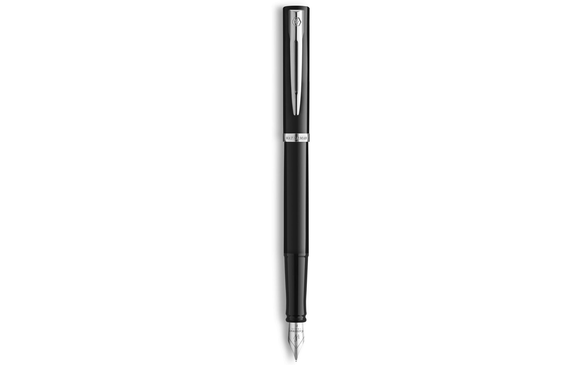 Waterman Allure Impression – Füllfederhalter – M – Schwarz – Palladium-plattiert – Geschenkbox