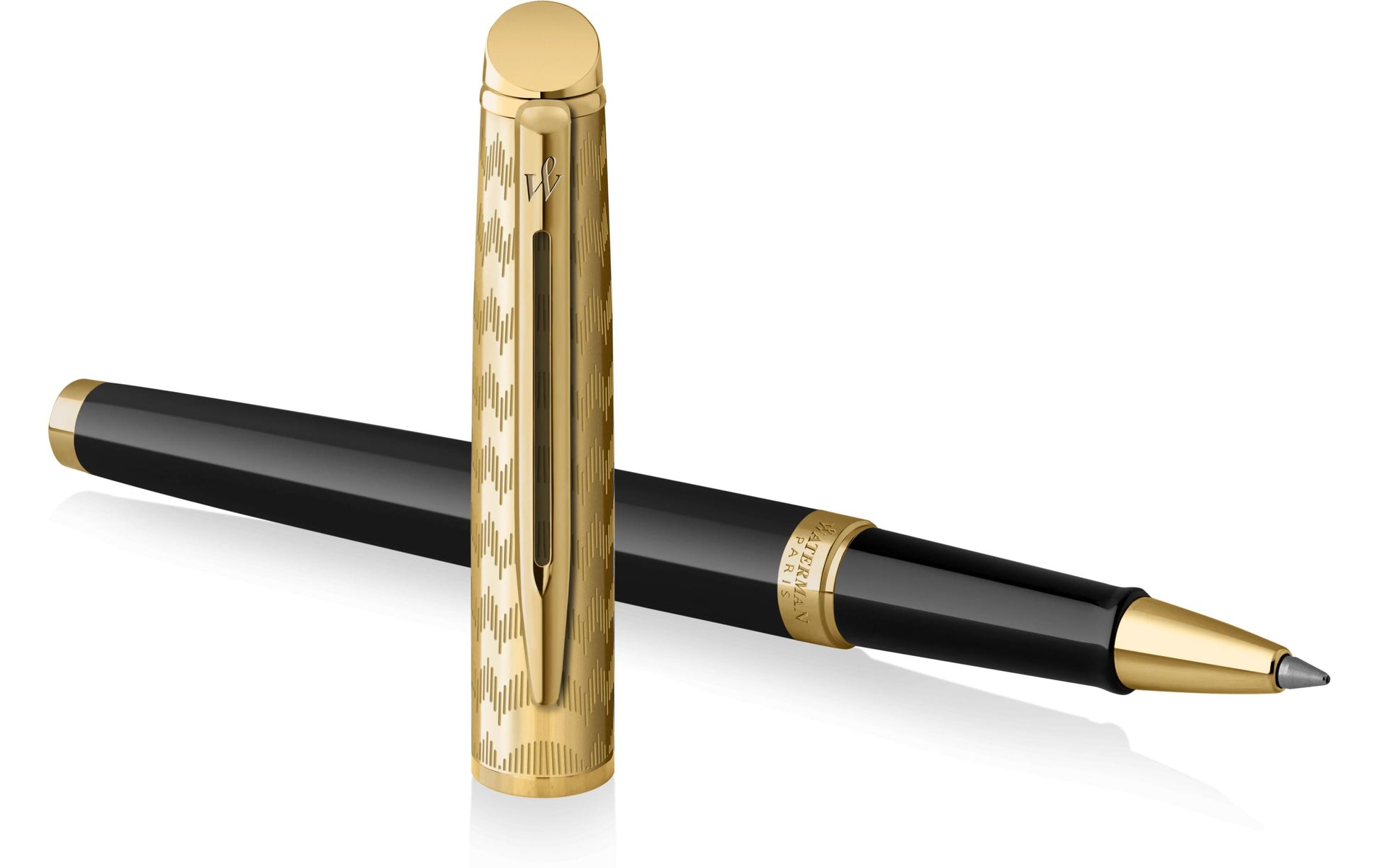 Waterman Hemiphere Deluxe – Tintenroller, Schwarz