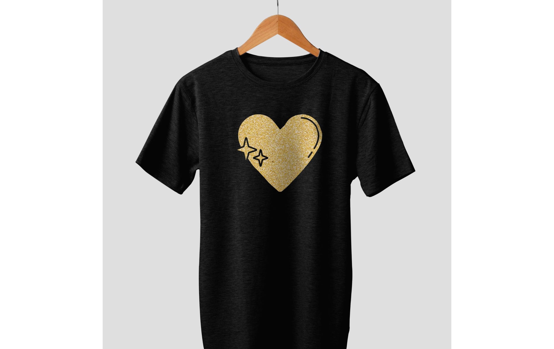 Cricut Aufbügelfolie Flex – 24,1 × 48,3 cm, Gold, Glitzernd – 1 Stück, Vinyl