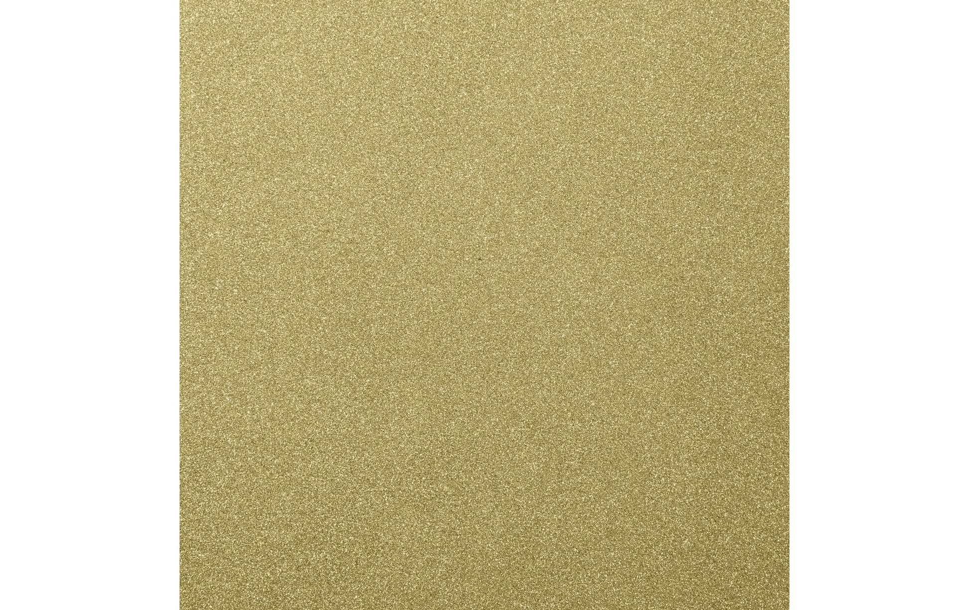 Cricut Aufbügelfolie Flex – 24,1 × 48,3 cm, Gold, Glitzernd – 1 Stück, Vinyl
