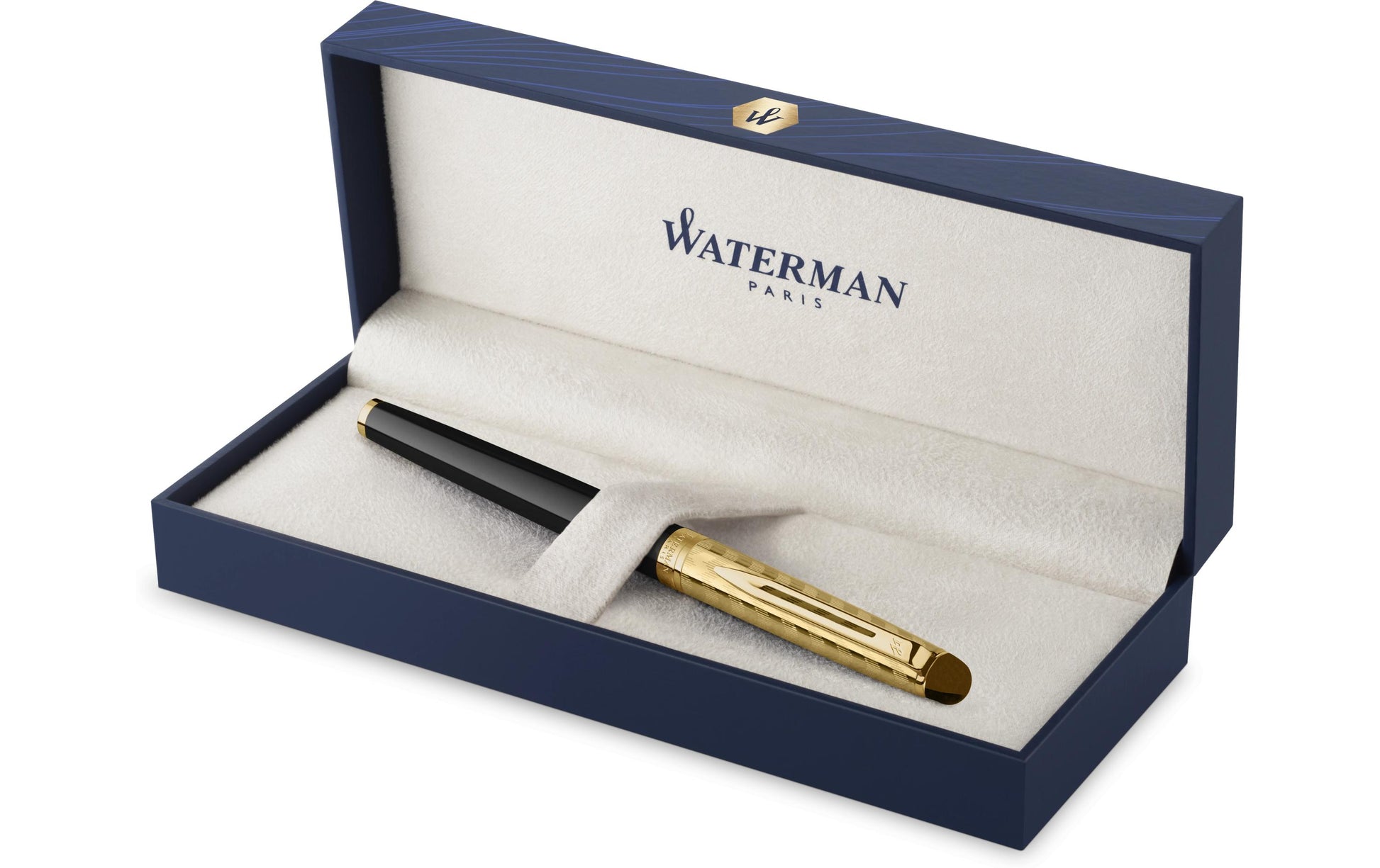Waterman Hemiphere Deluxe – Tintenroller, Schwarz