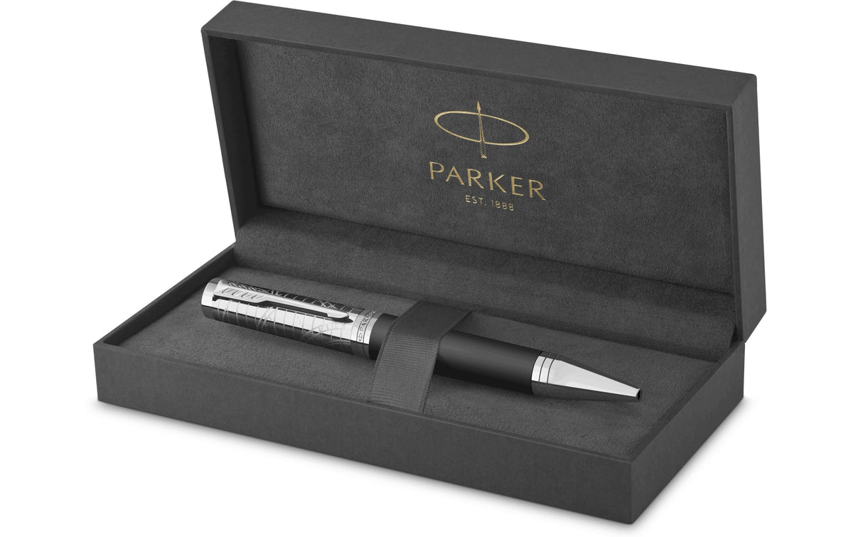 Parker Ingenuity M Kugelschreiber – Schwarz, Mittel, dokumentenecht, nachfüllbar