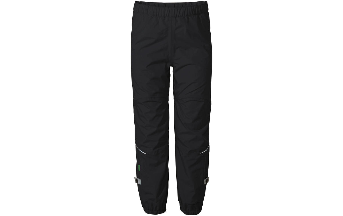 VAUDE Velohose – Kinder – Grösse 134–140 – Schwarz, Polyester (recycelt), Membran