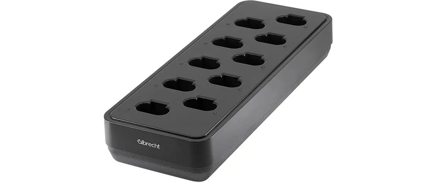Albrecht Tectalk BIZ – Standlader, 10-fach, Schwarz