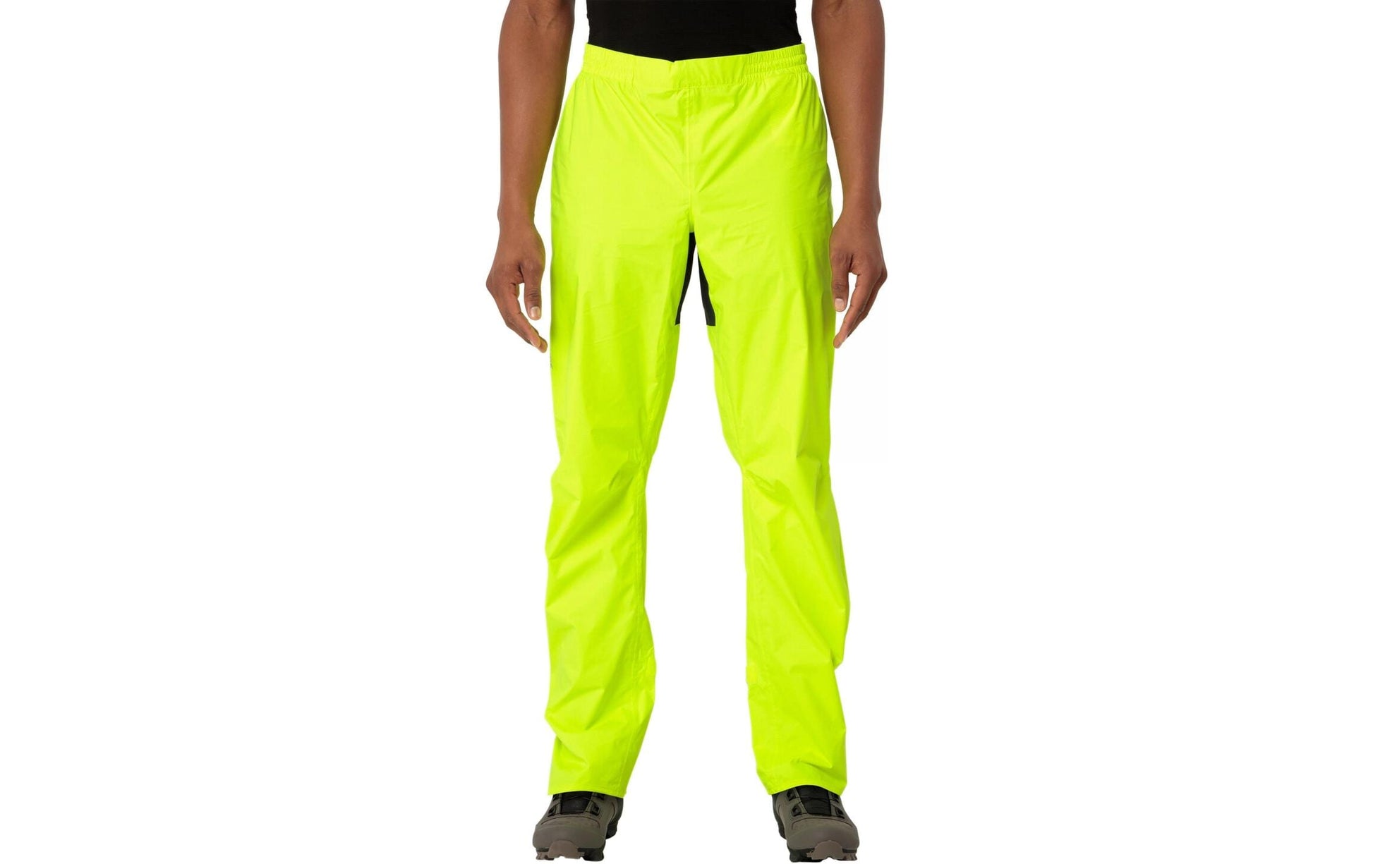 Vaude Herren Veloregenhose Drop II – Neongelb, Grösse L