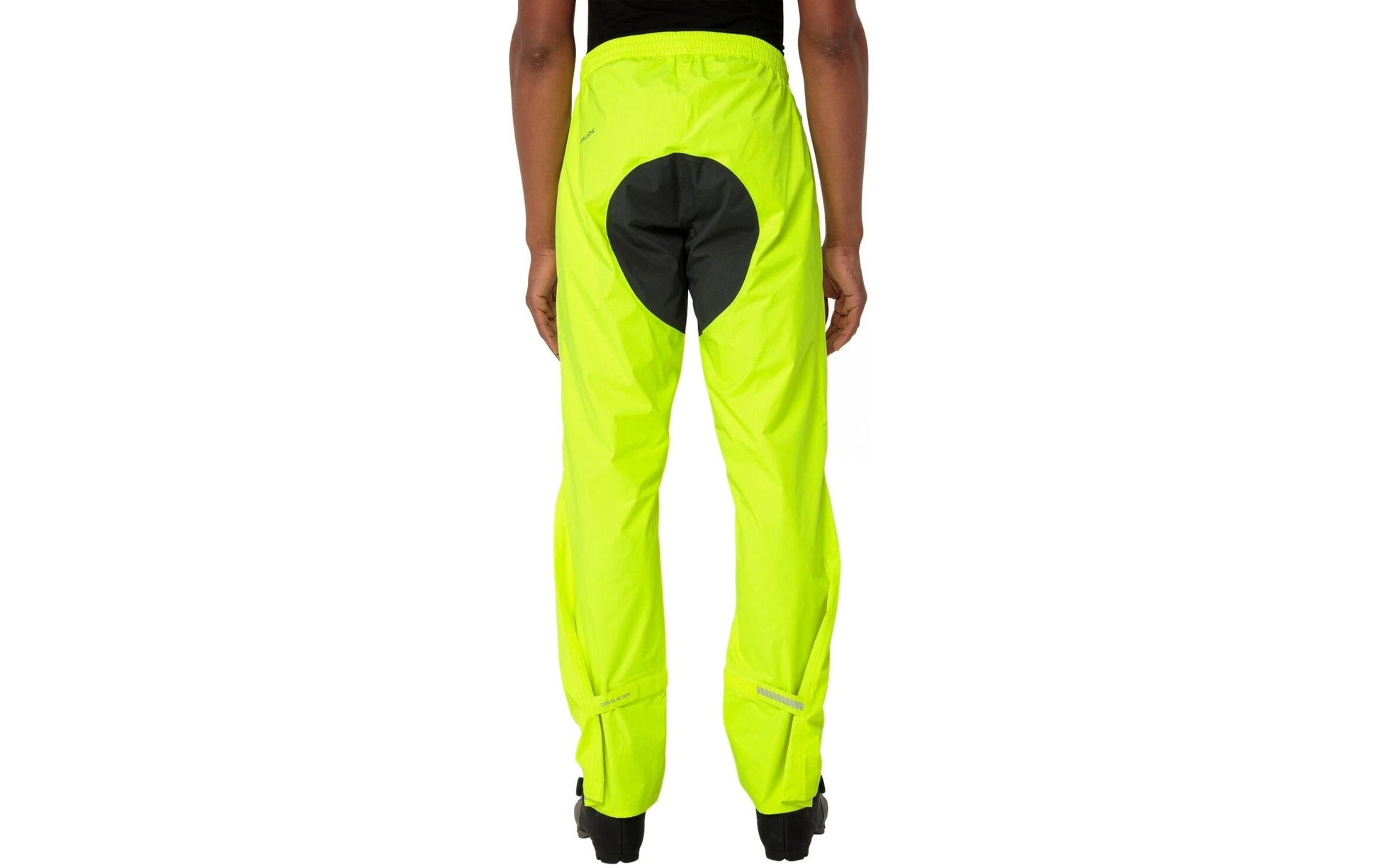 Vaude Herren Veloregenhose Drop II – Neongelb, Grösse L