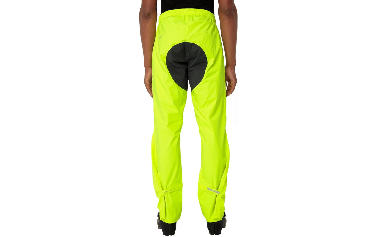 Vaude Veloregenhose Drop II – XXL – Neongelb, Polyester (recycelt), PU-beschichtet, Herren